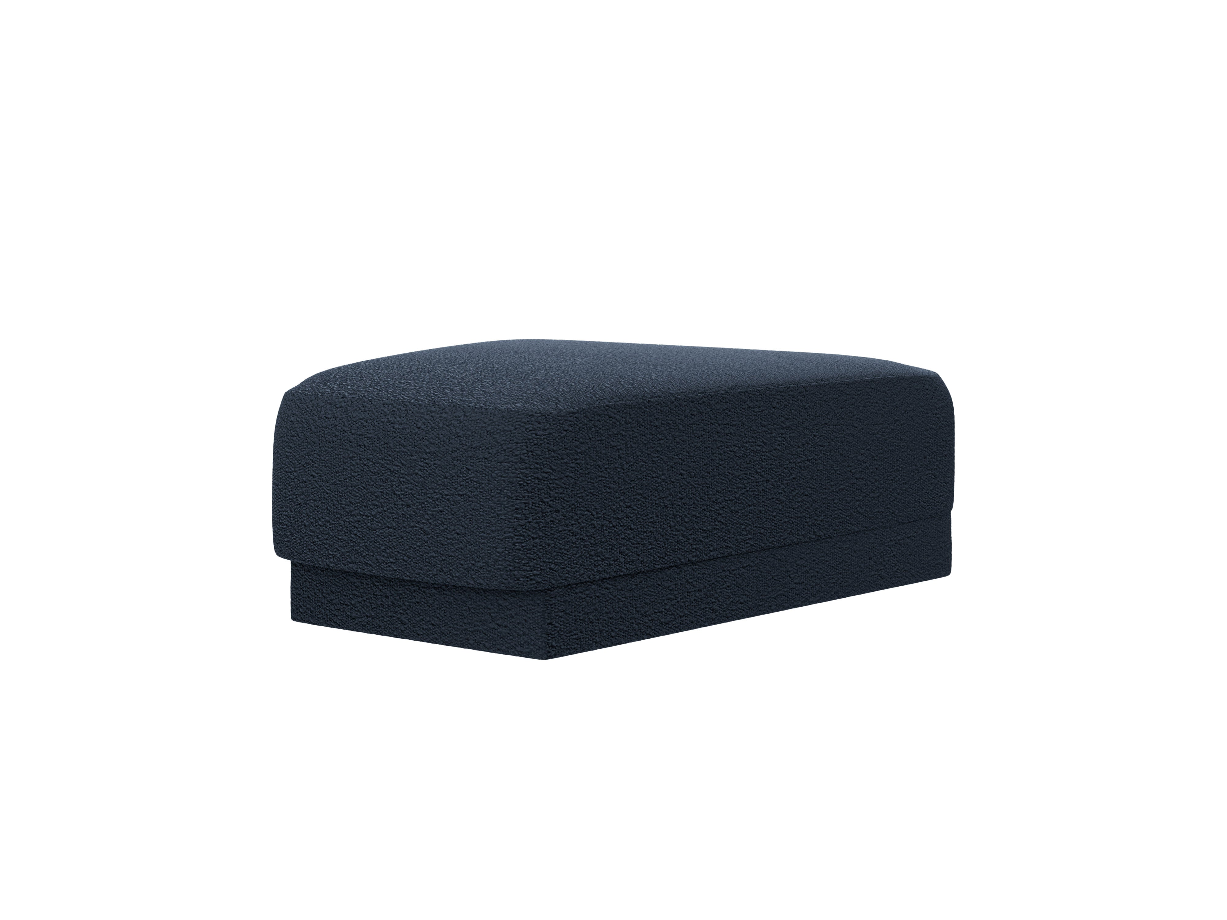 MILEY Puff Dark Blue Boucle