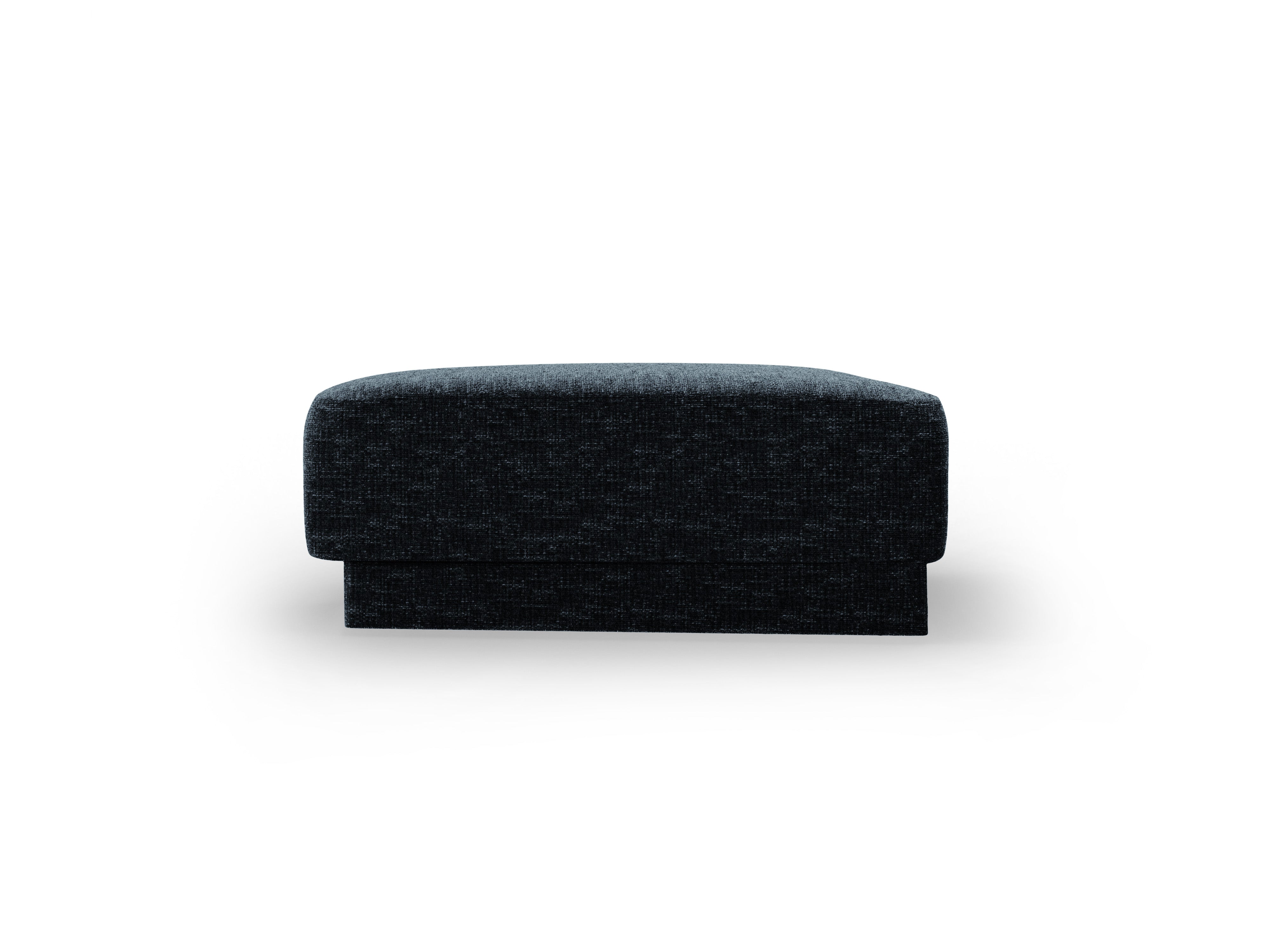 MILEY Pouf Royal Blue Chenille Silk