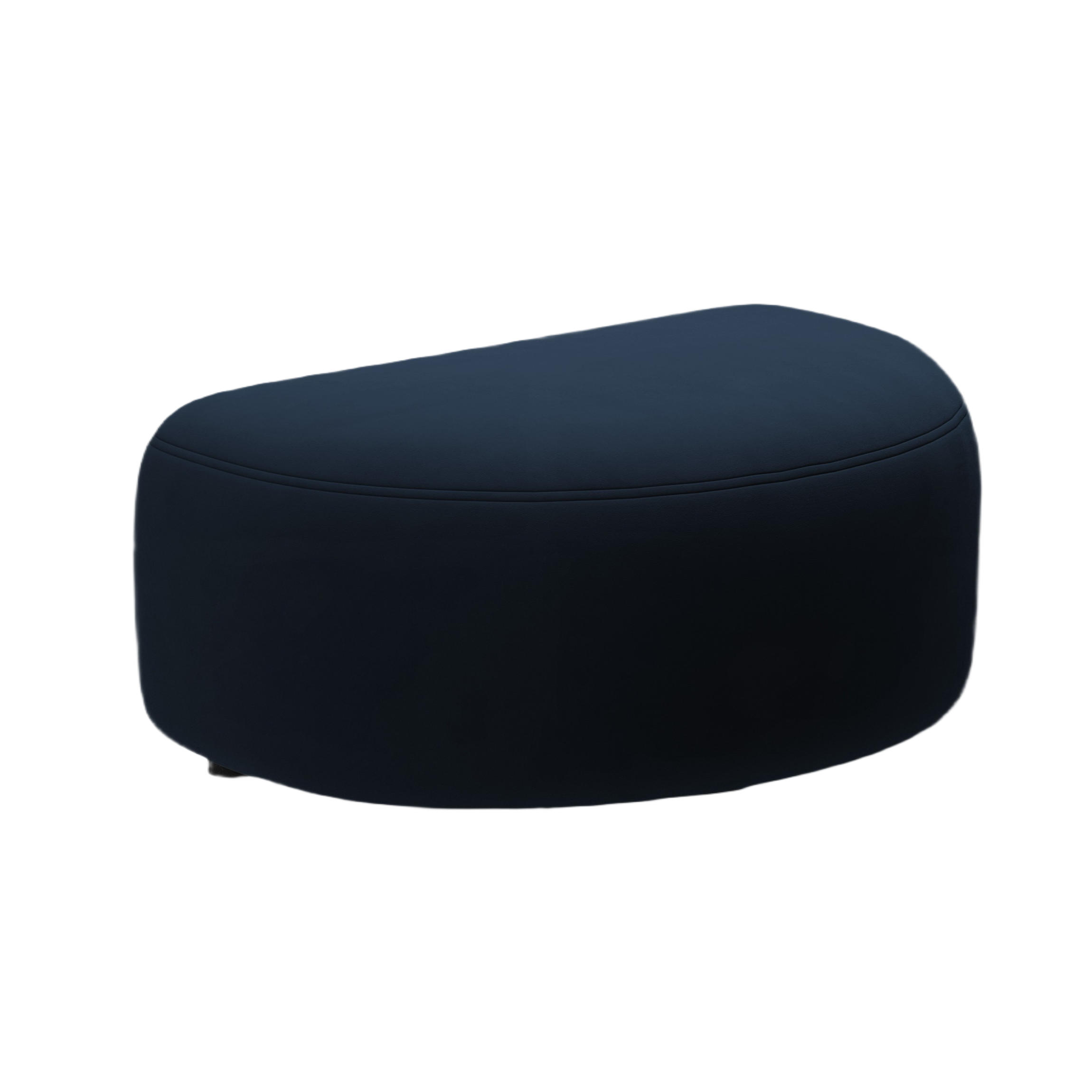 Samt Pouf KATE königsblau