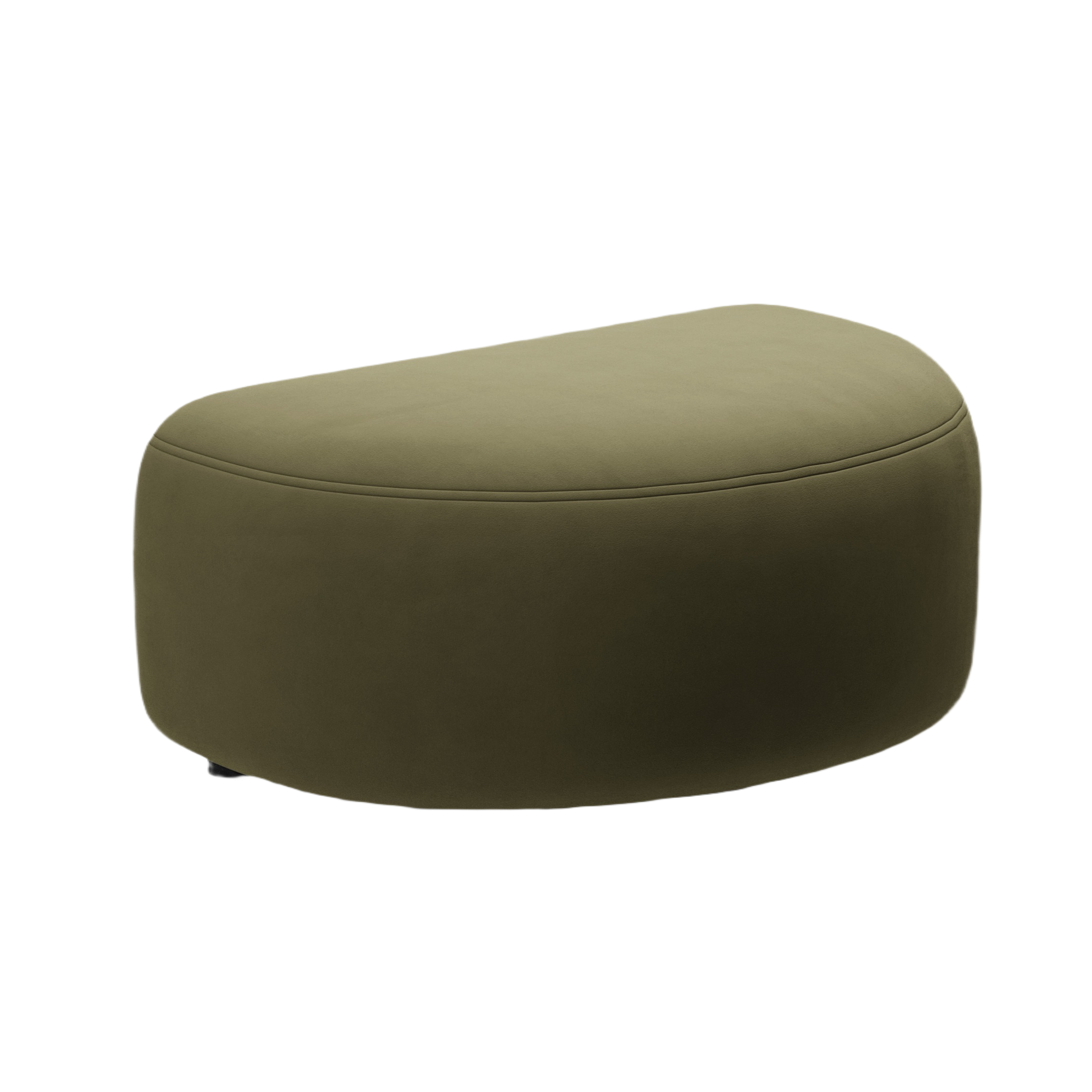 Samt Pouf KATE grün
