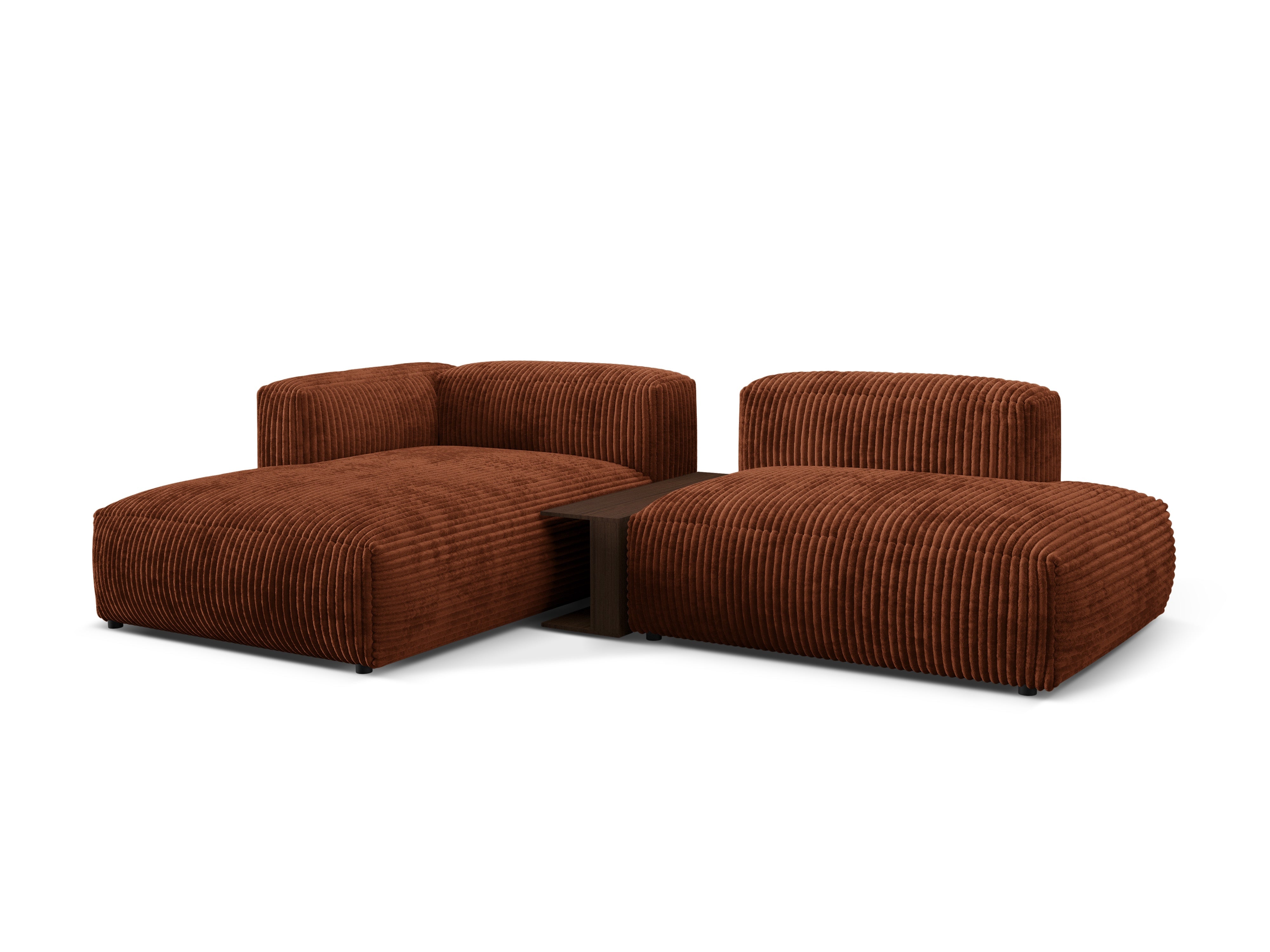 Left -handed corner with Martin's table, brick corduroy