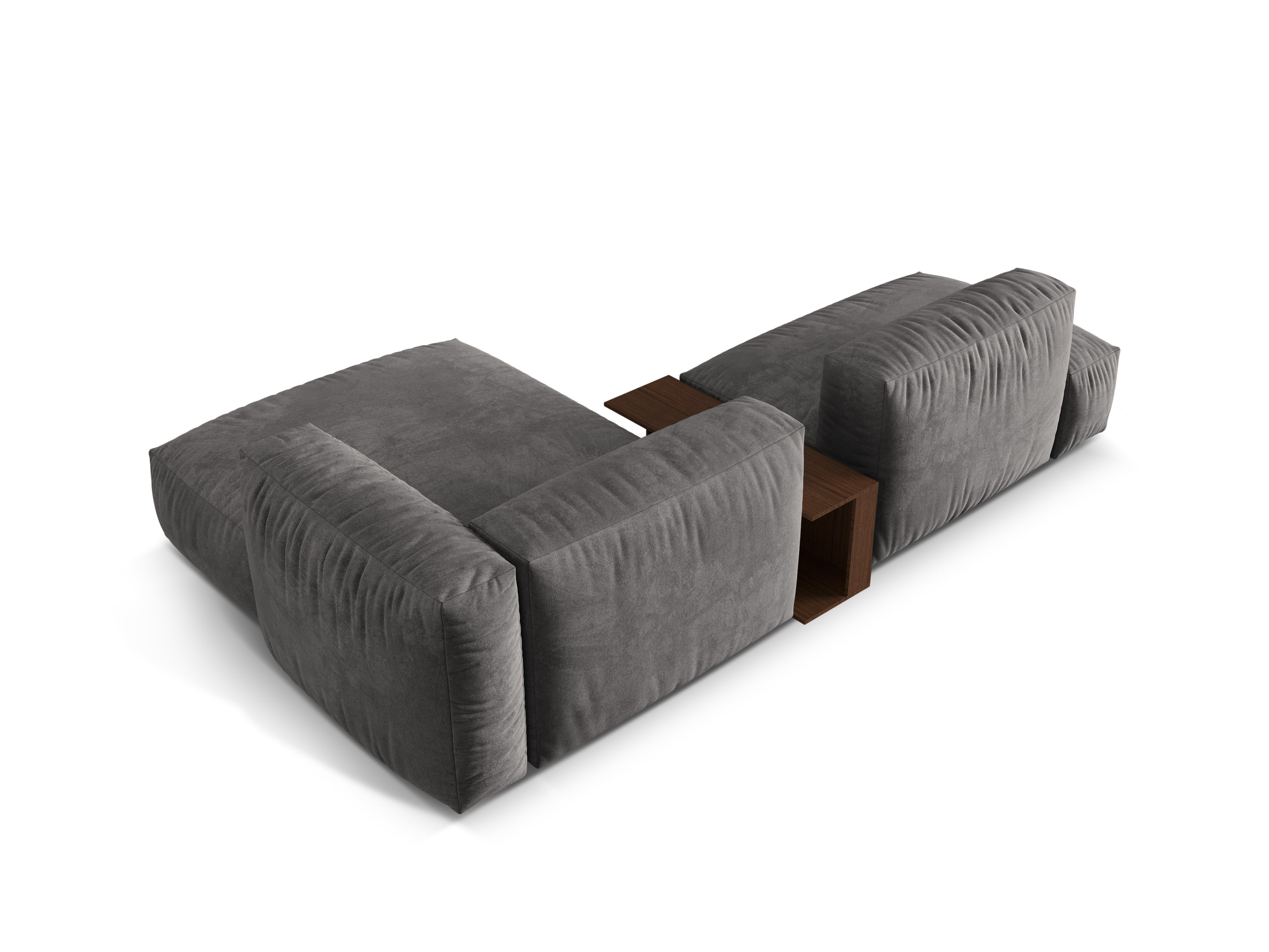 RECHTEN -SANDEL VELVET -Ecke mit Martin Grey Tisch