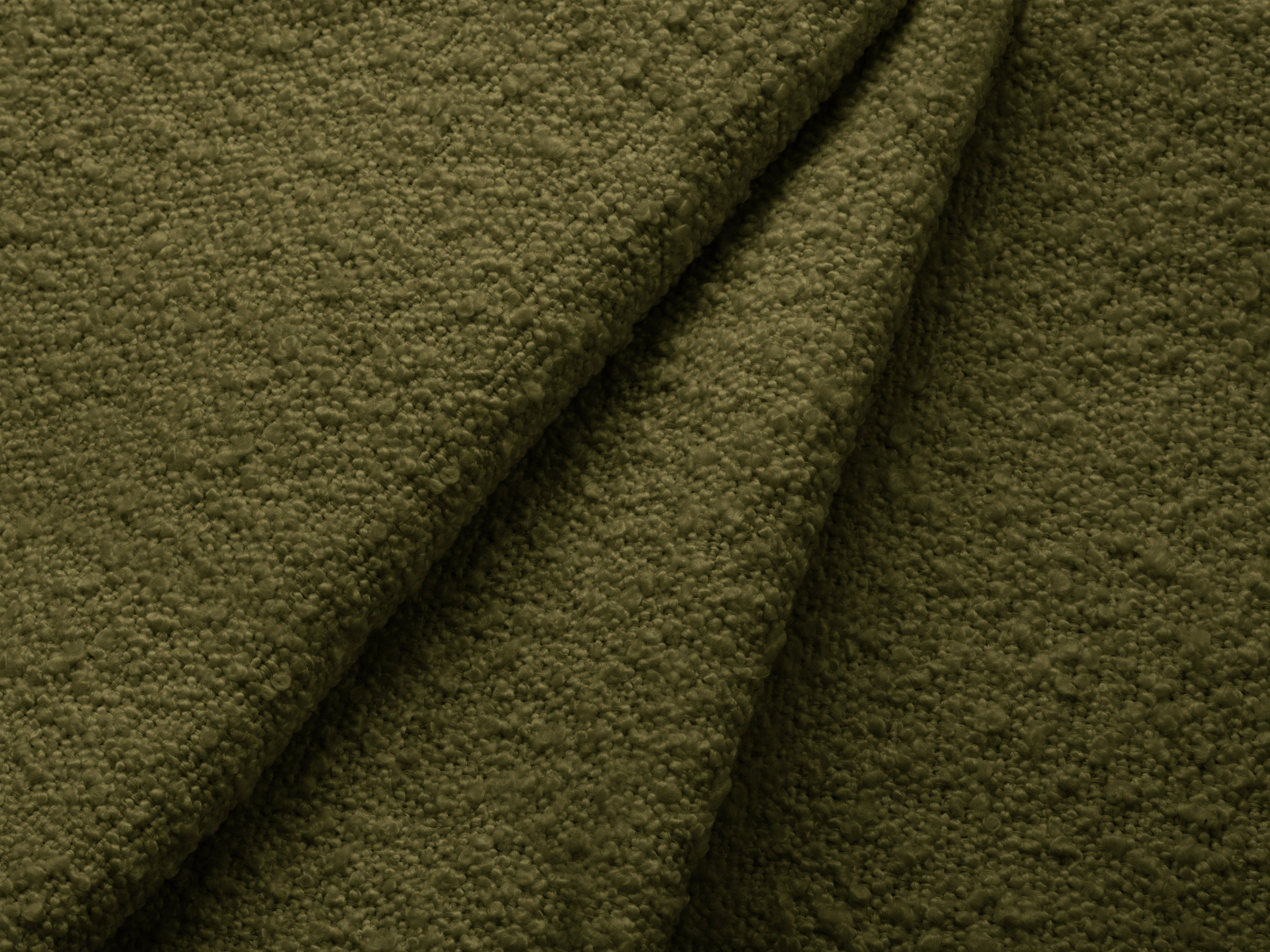 Sofa modułowa prawostronna 6-osobowa MILEY zielony boucle