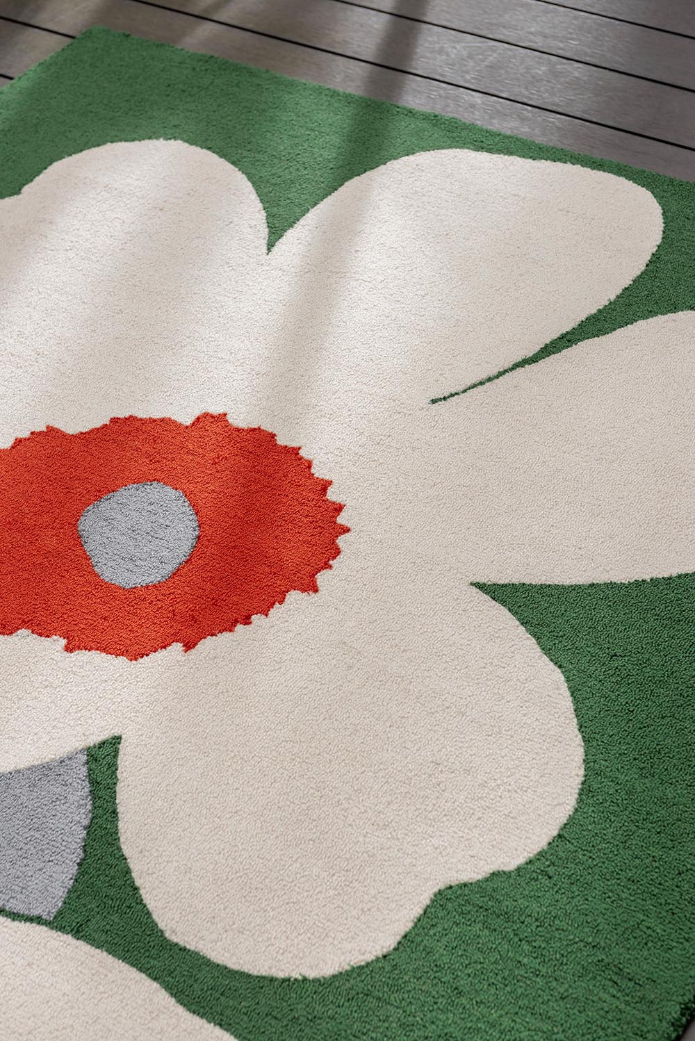 Teppich einheitlich 60 -jähriges Jubiläum Grün und Beige