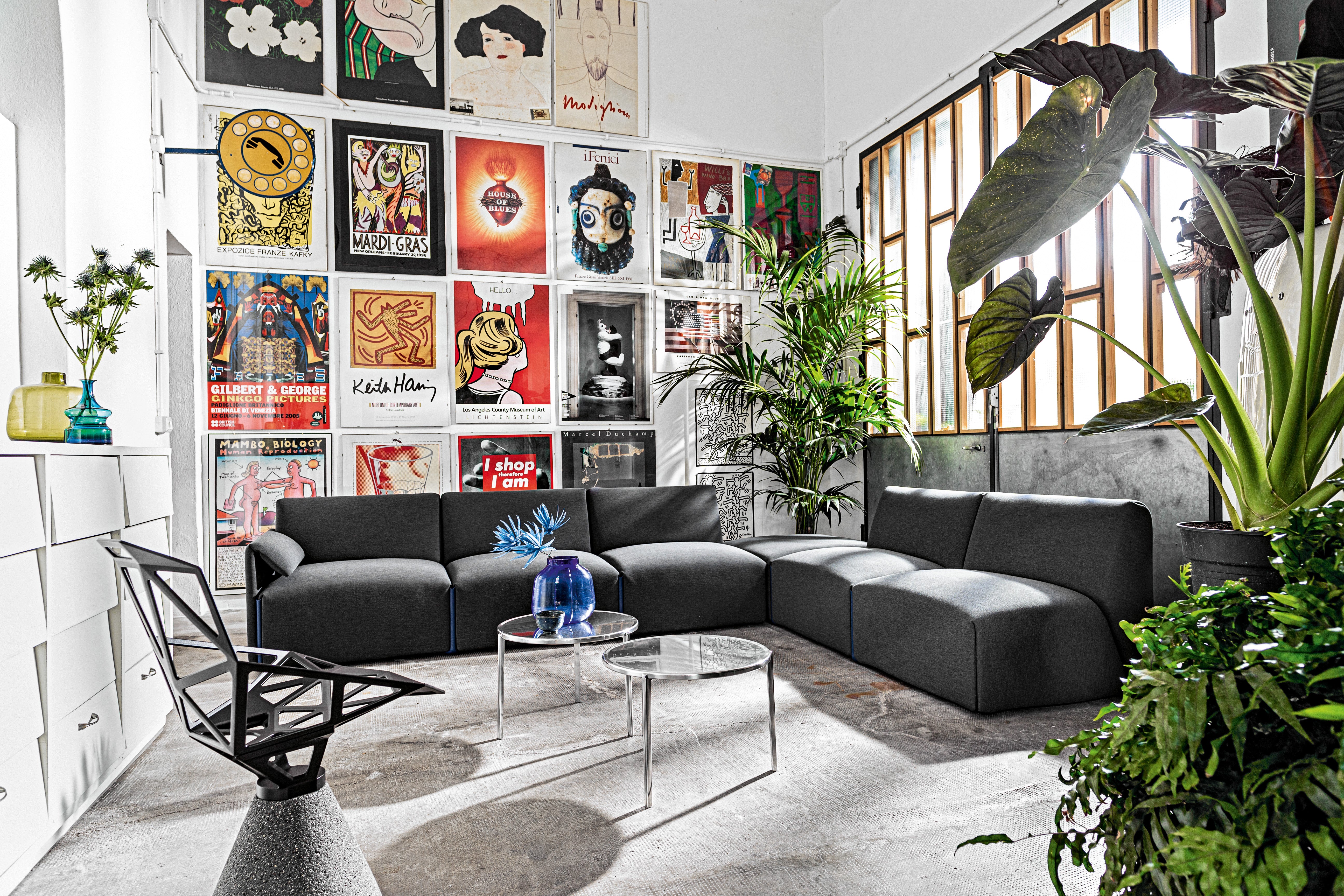 COSTUME upholstered 2-module sofa