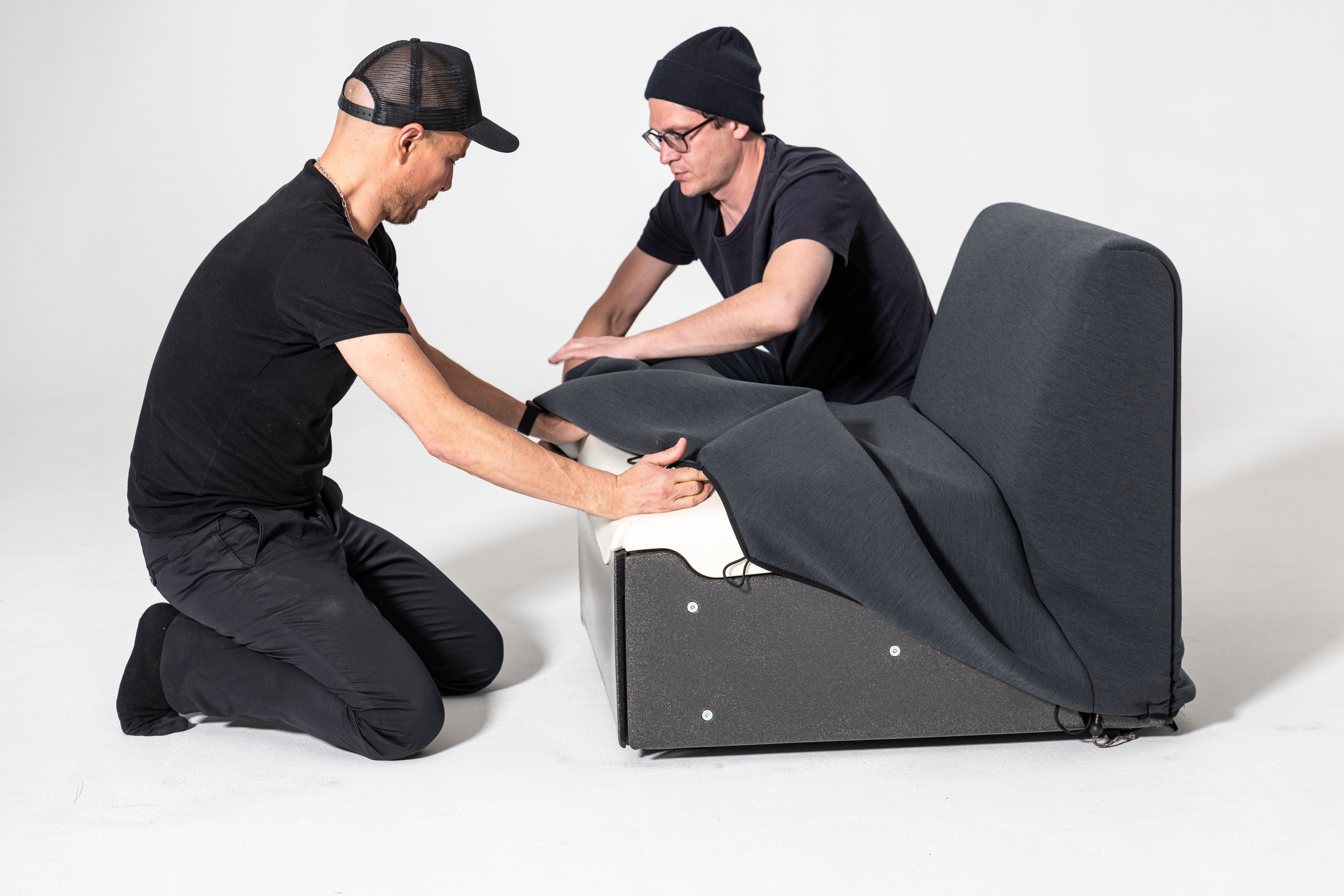 Sofa modułowa COSTUME - moduł prawostronny tapicerowany