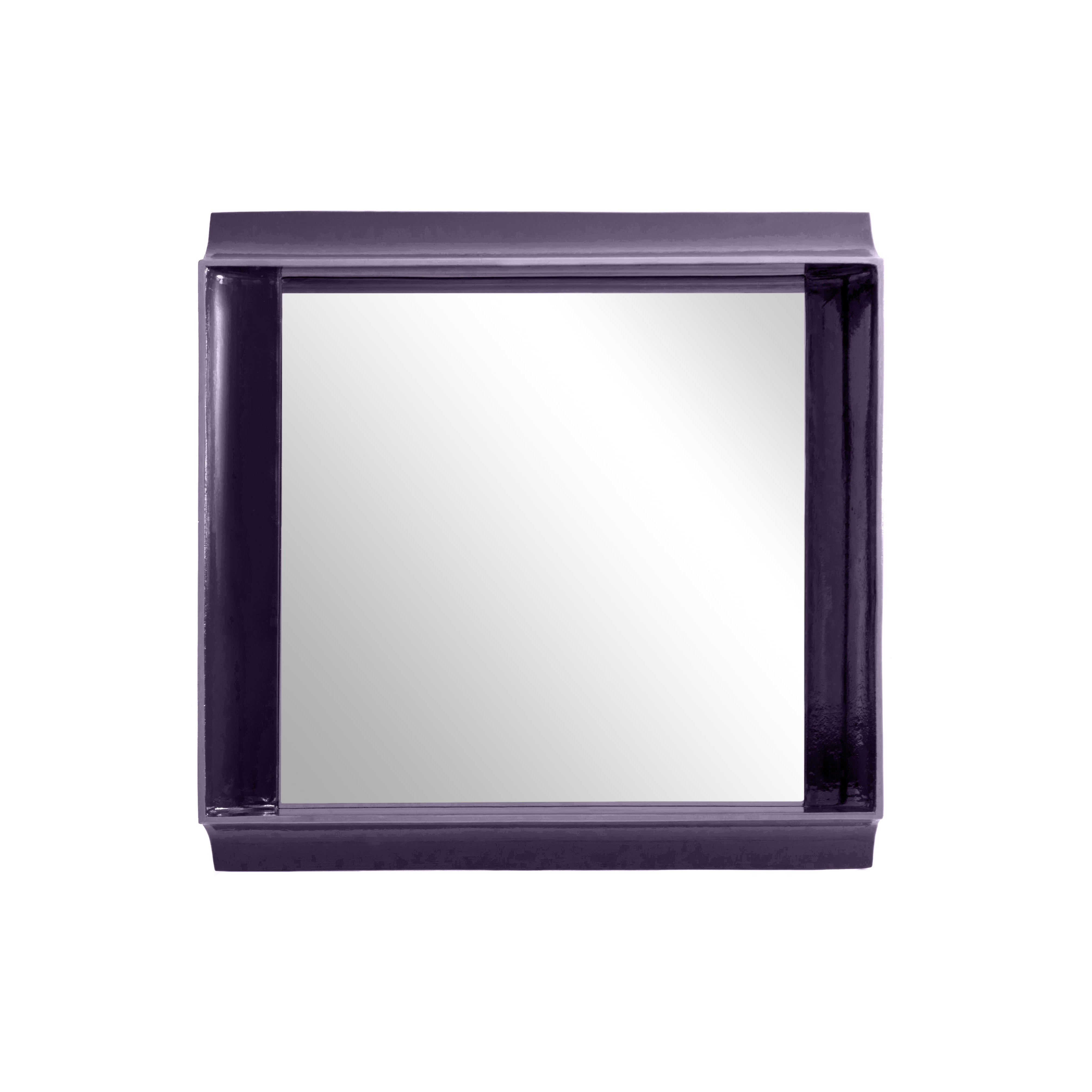 COVES purple wall mirror