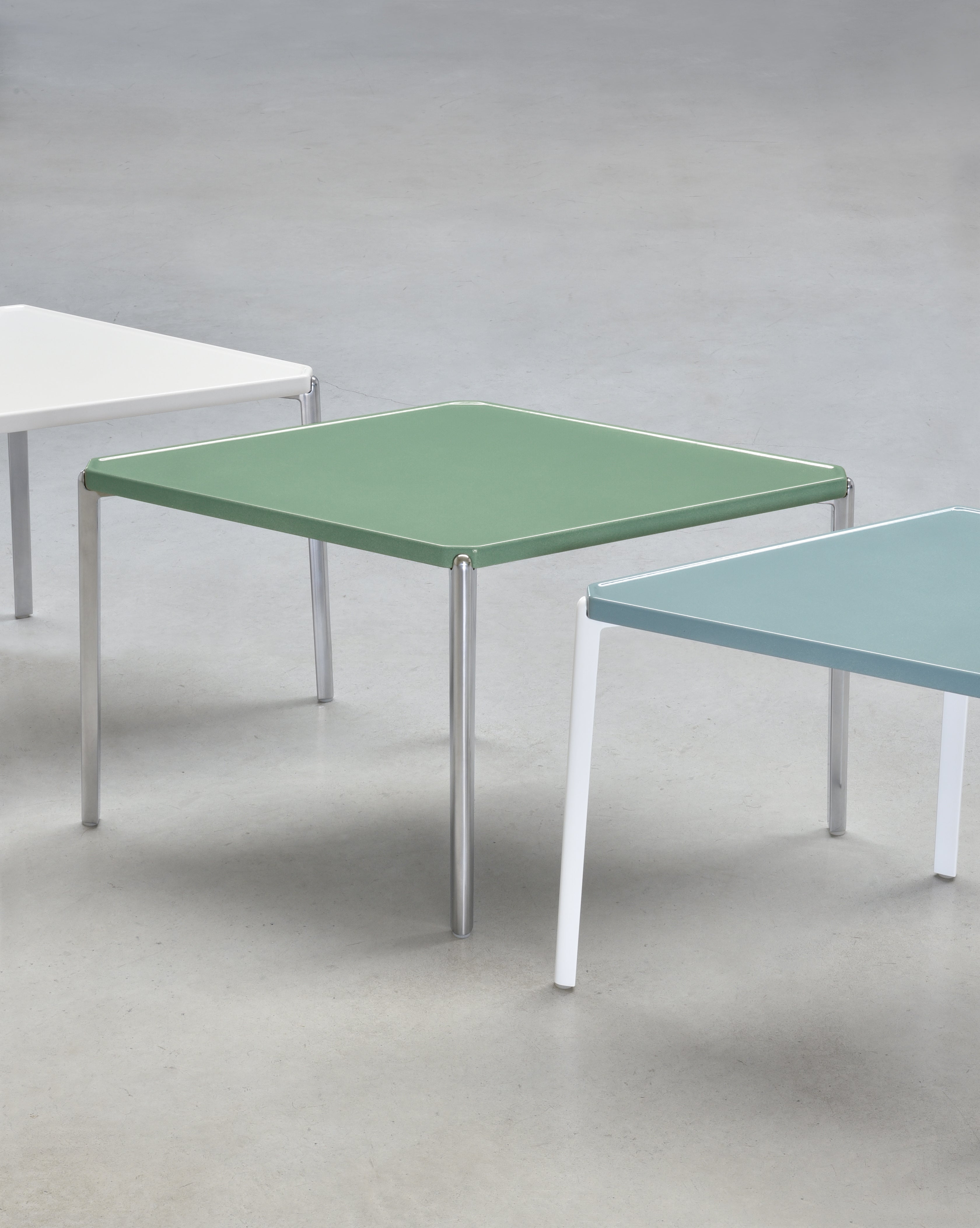 Couchtisch TAMBOUR grüner Beton