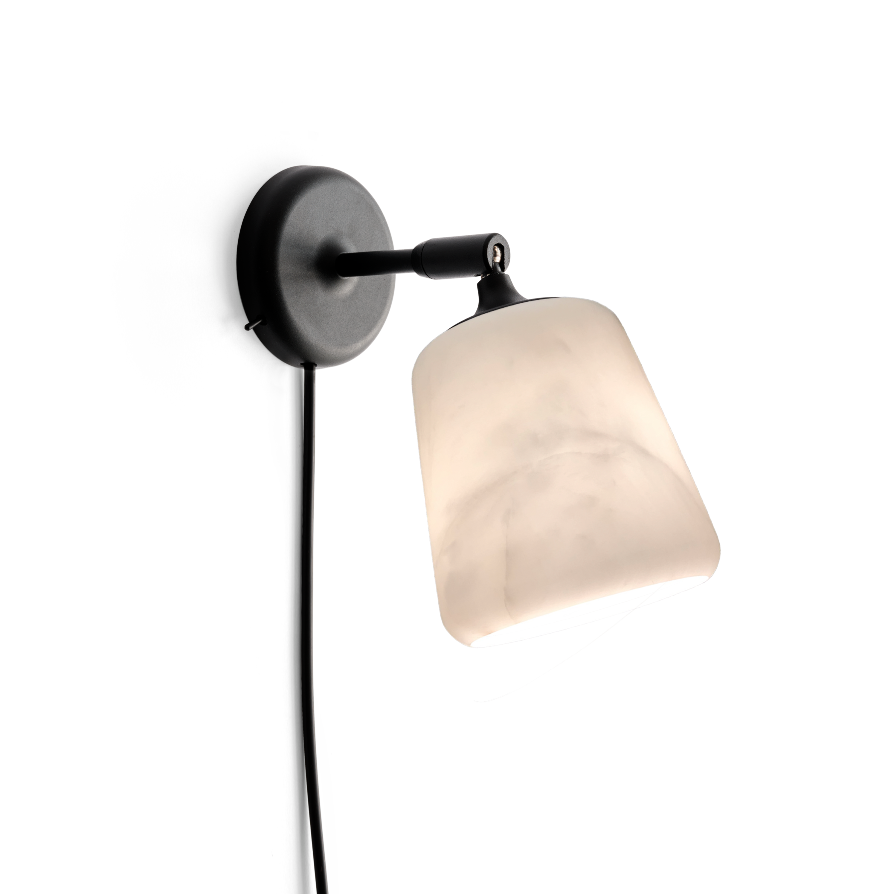 Lampa ścienna MATERIAL - THE BLACK SHEEP biały marmur