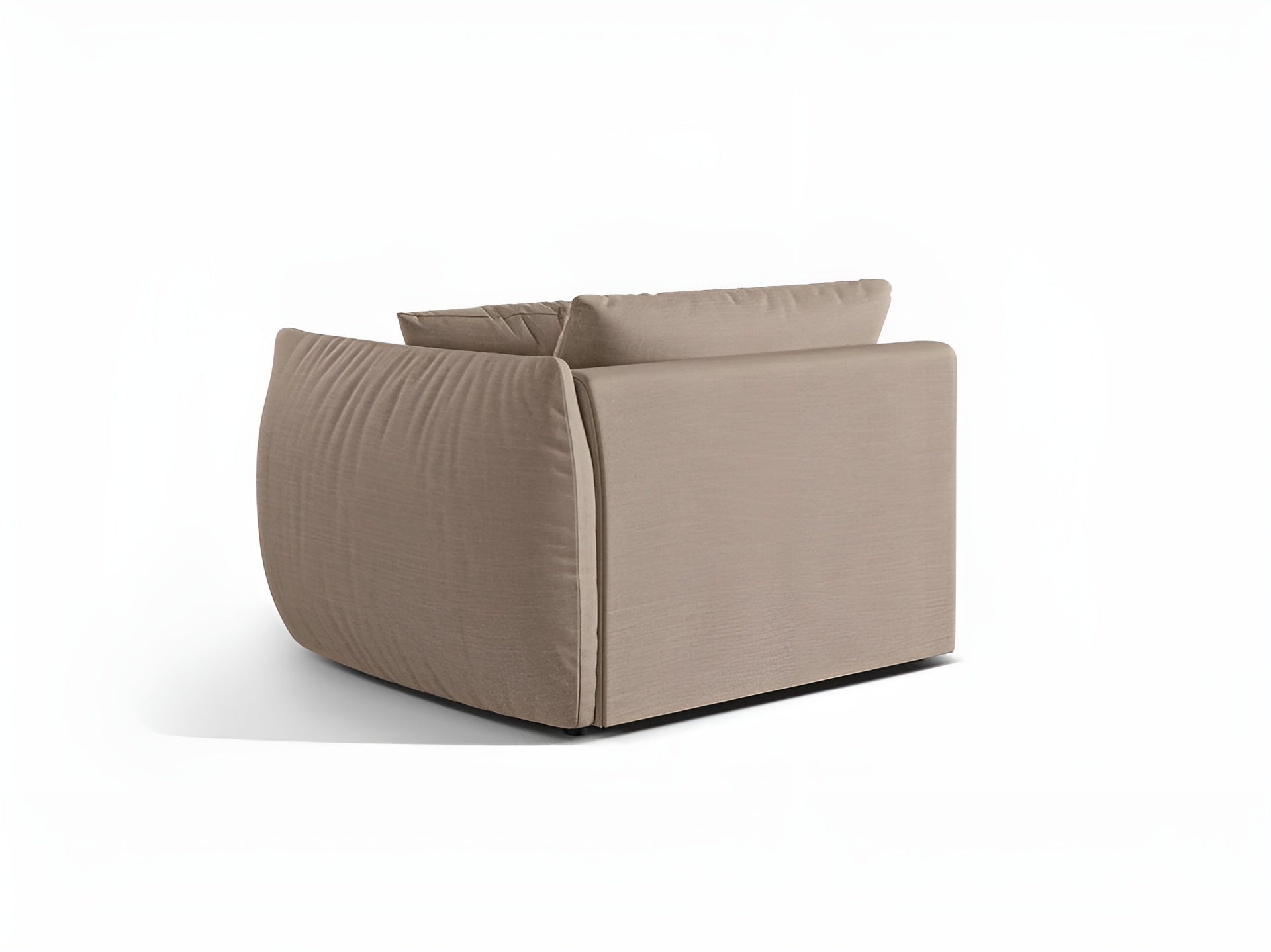 Sofa modułowa CHRIS - element szeroki prawostronny piaskowy szenil