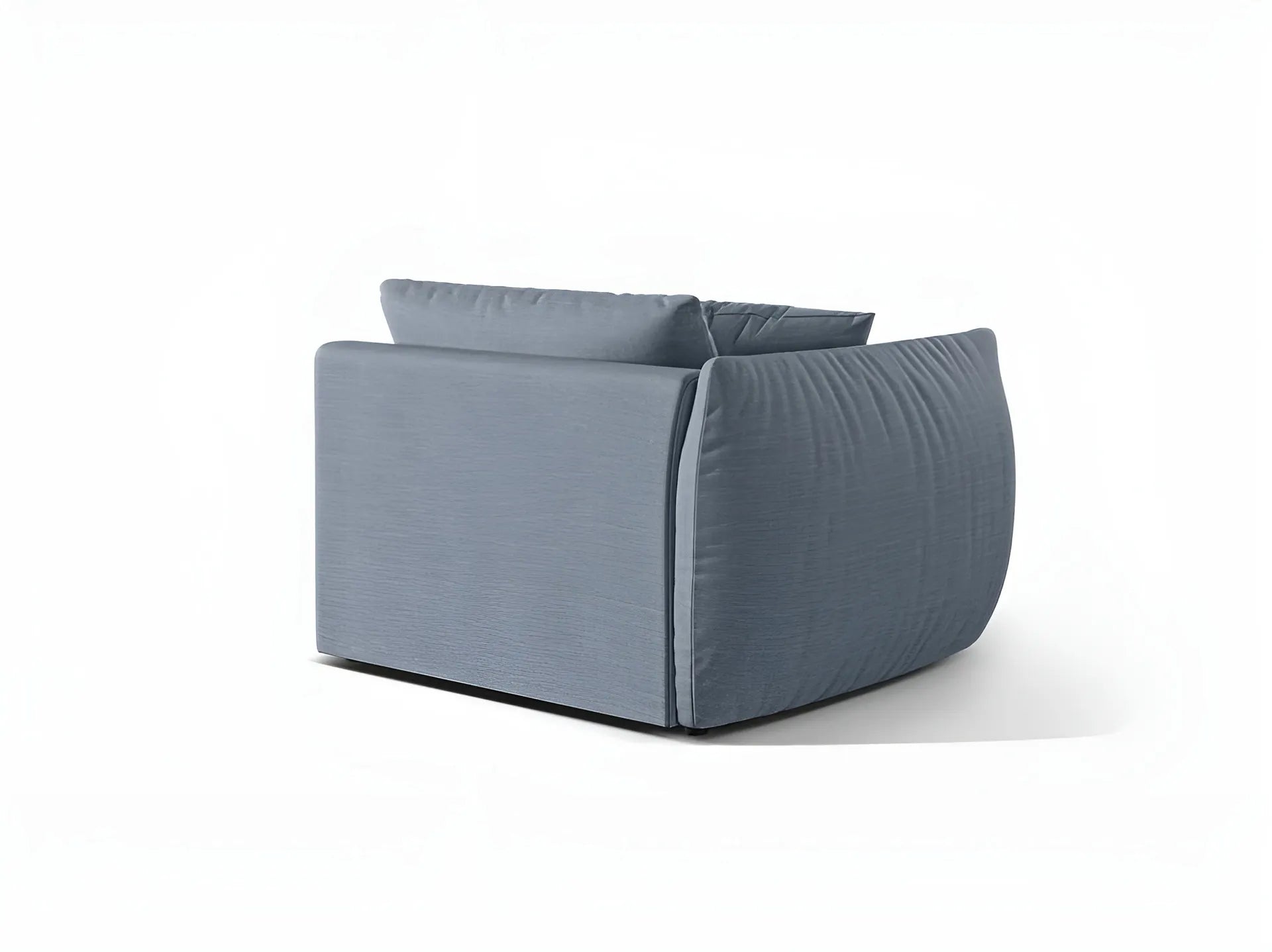 Sofa modułowa CHRIS - element szeroki lewostronny jasnoniebieski szenil