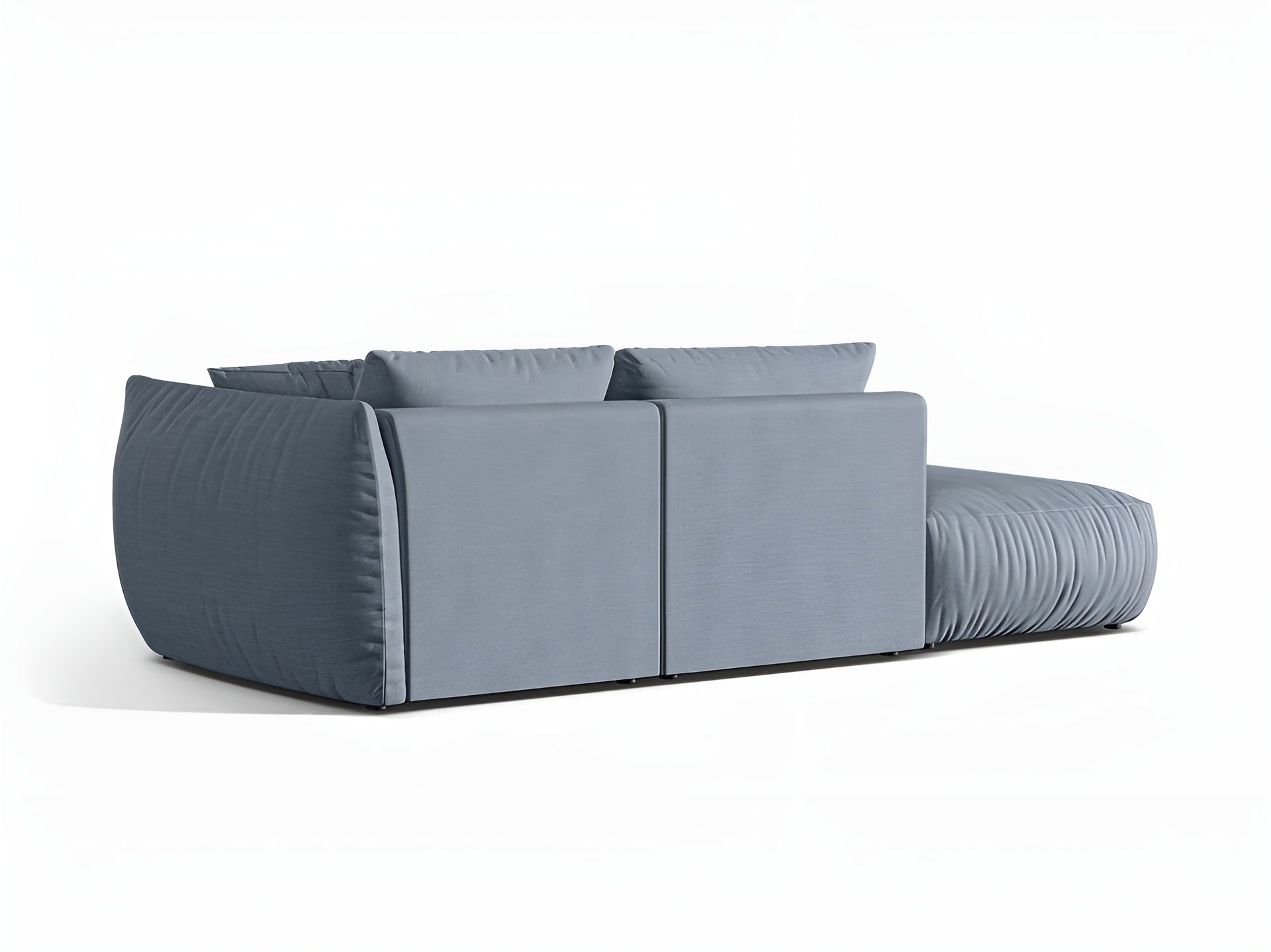 Sofa modułowa 3-osobowa lewostronna CHRIS jasnoniebieski szenil