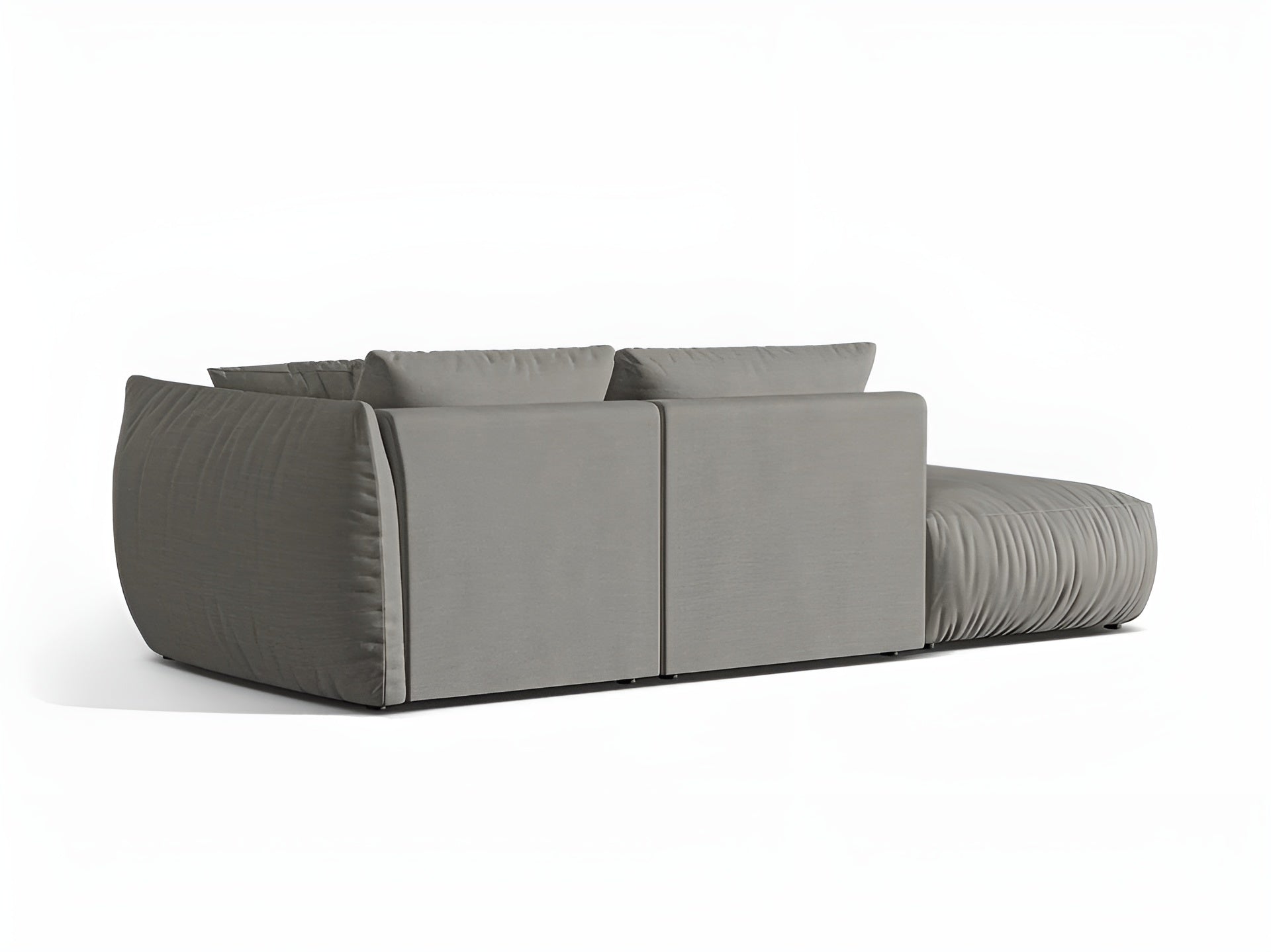 Sofa modułowa 3-osobowa lewostronna CHRIS szary szenil