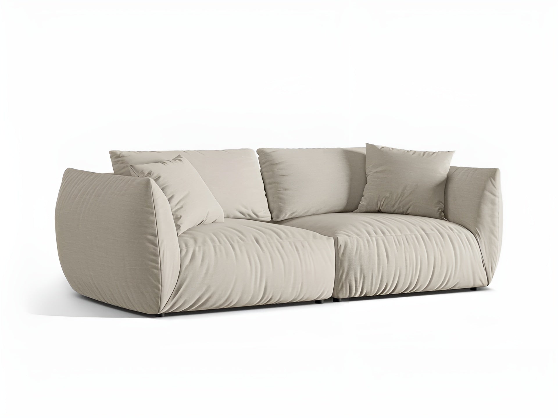 Sofa 4-osobowa CHRIS kremowy szenil