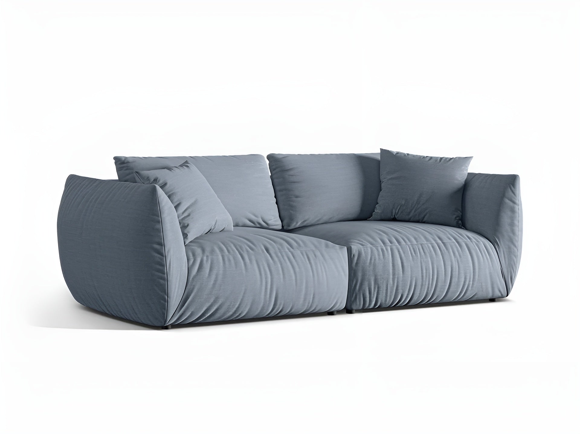 Sofa 4-osobowa CHRIS jasnoniebieski szenil