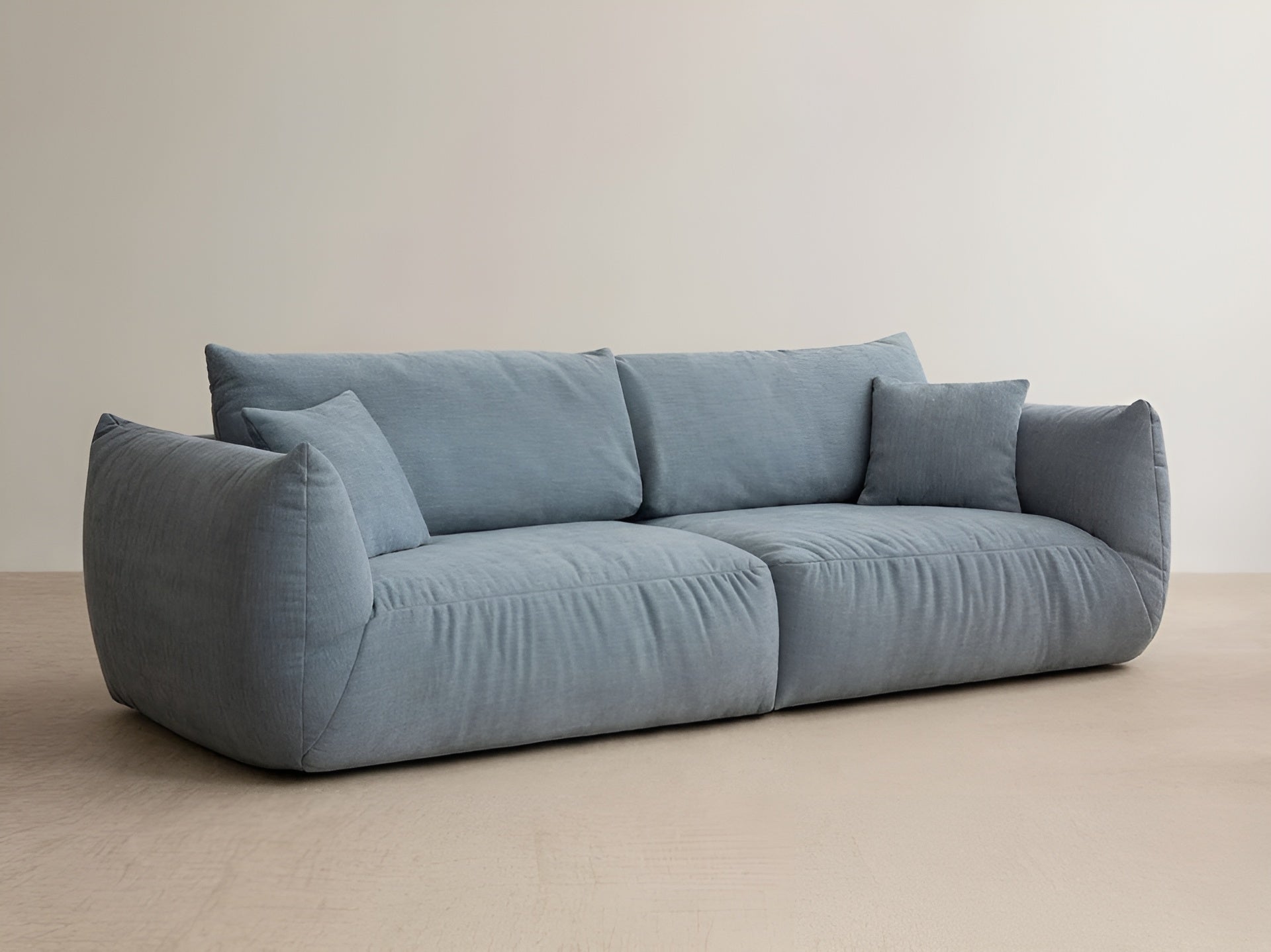 Sofa 4-osobowa CHRIS jasnoniebieski szenil