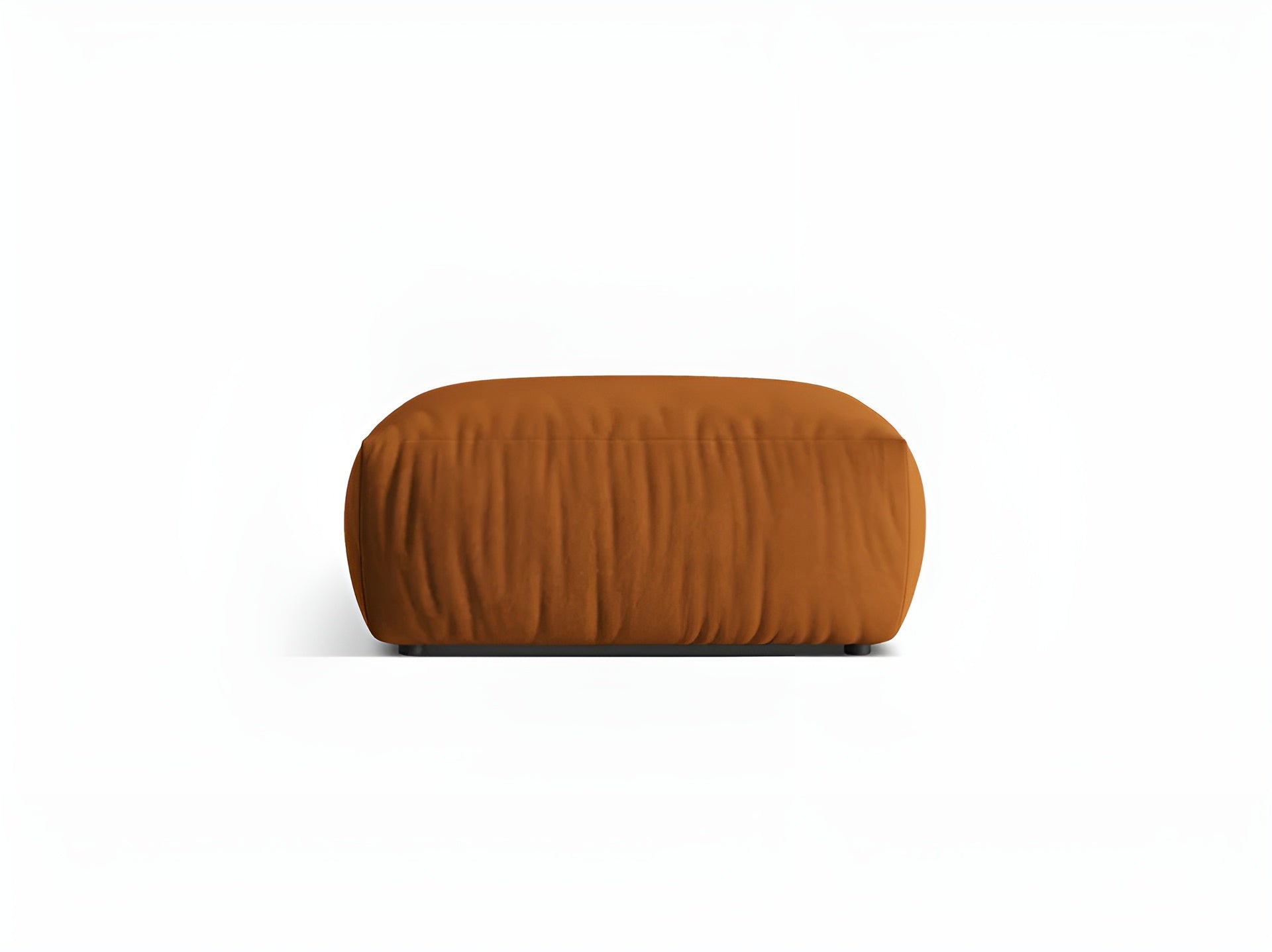 Samt Pouf CHRIS terrakotta