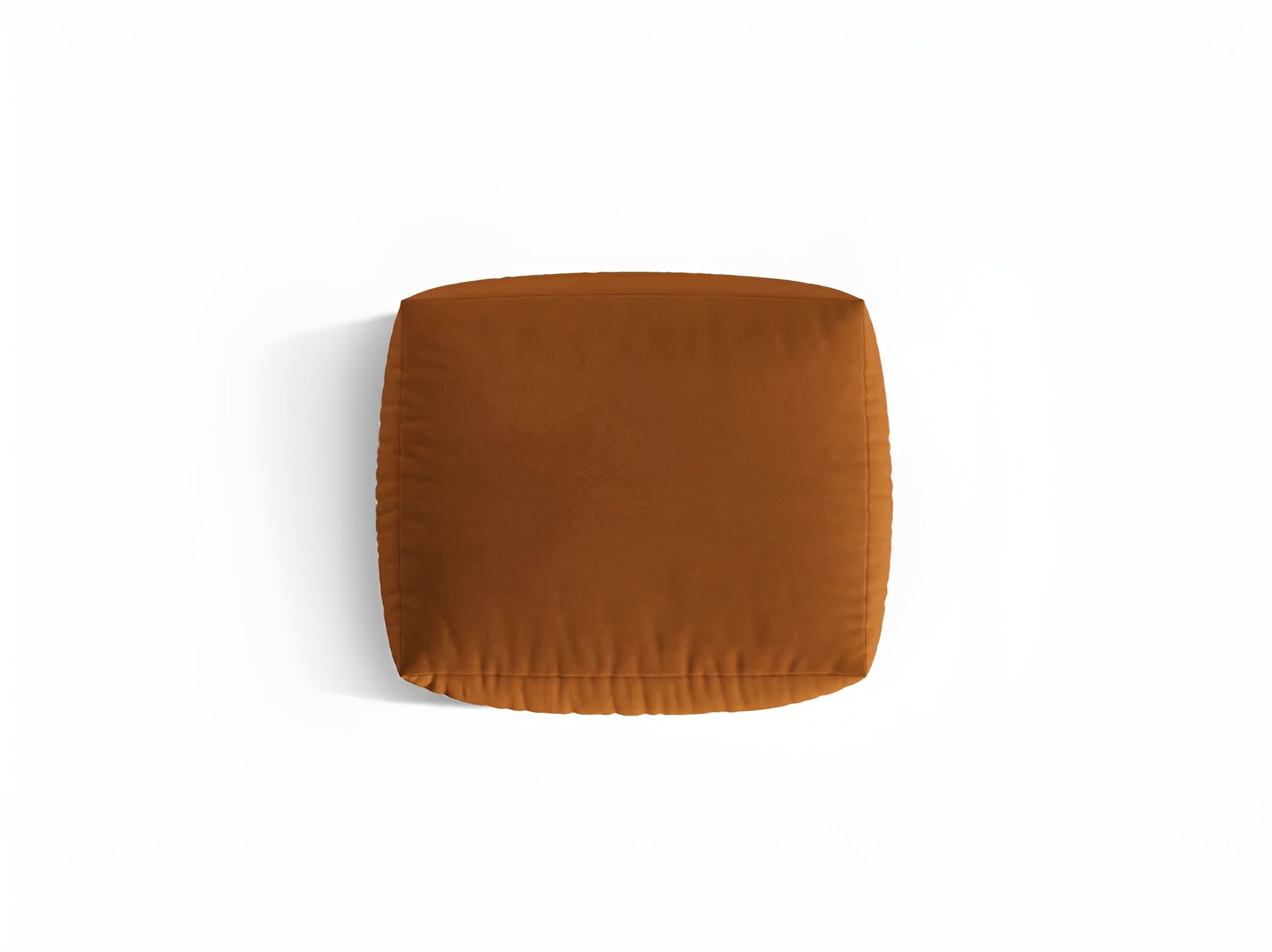 Samt Pouf CHRIS terrakotta