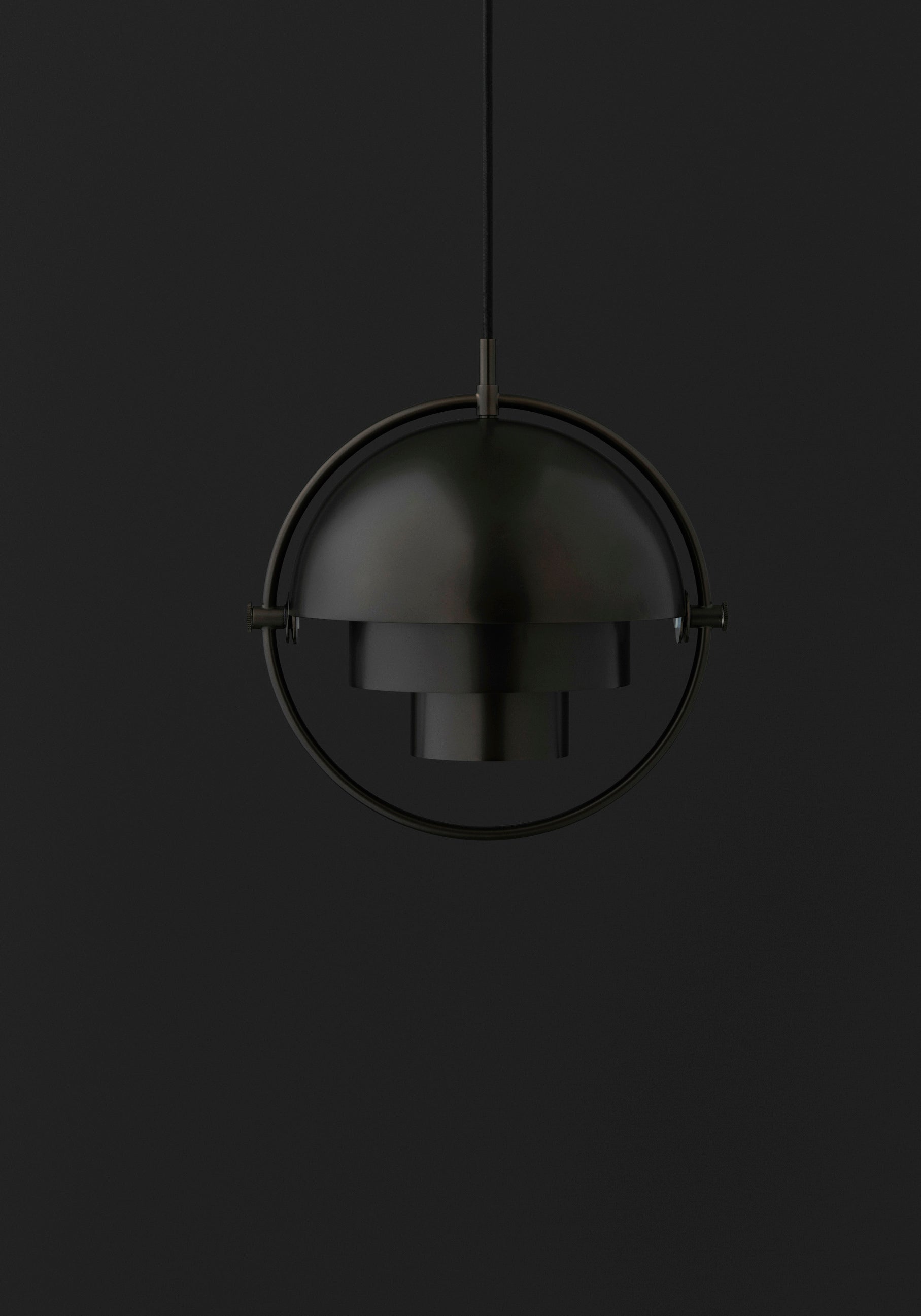 MULTI-LITE pendant lamp glossy black