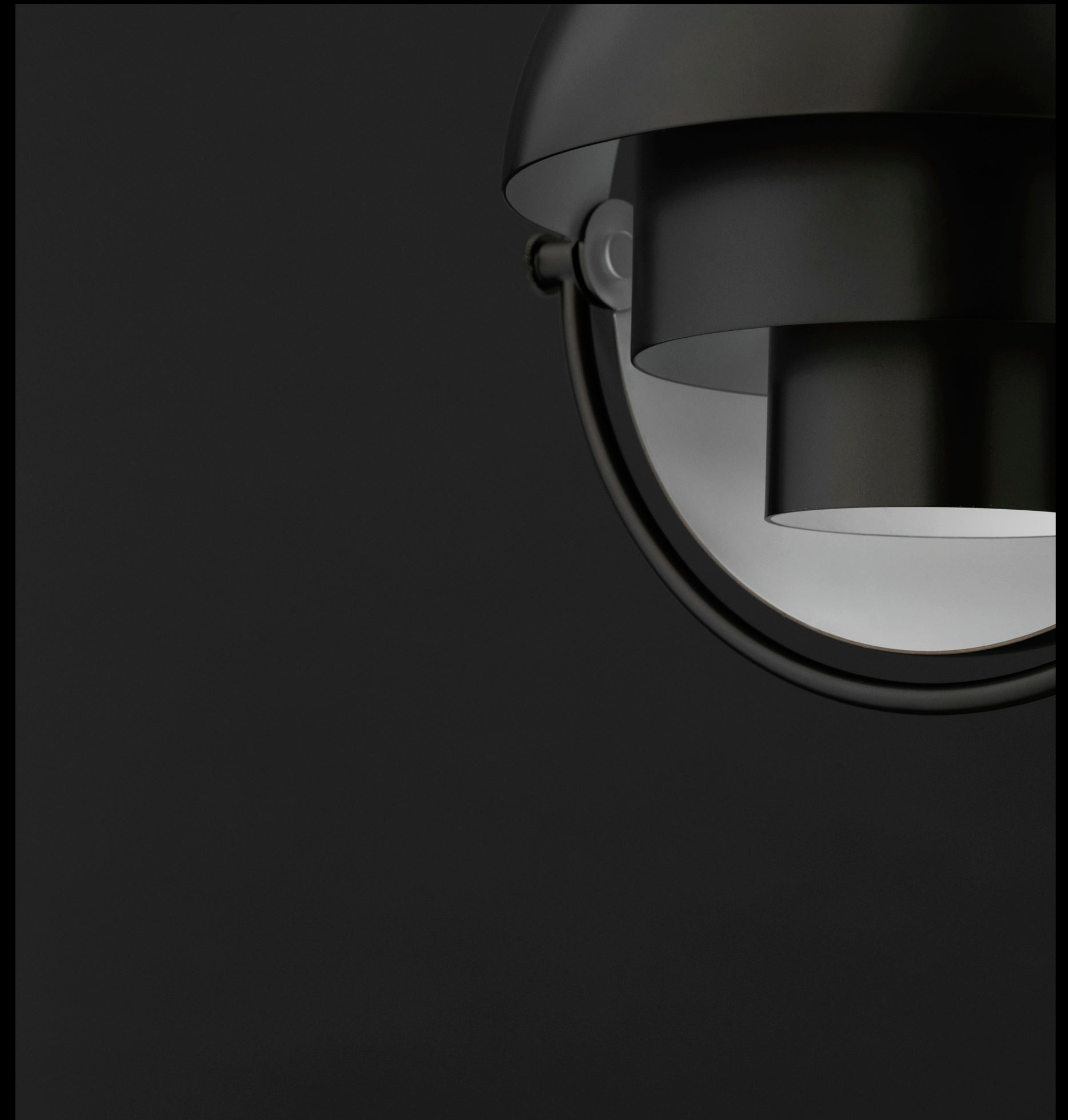 MULTI-LITE pendant lamp glossy black