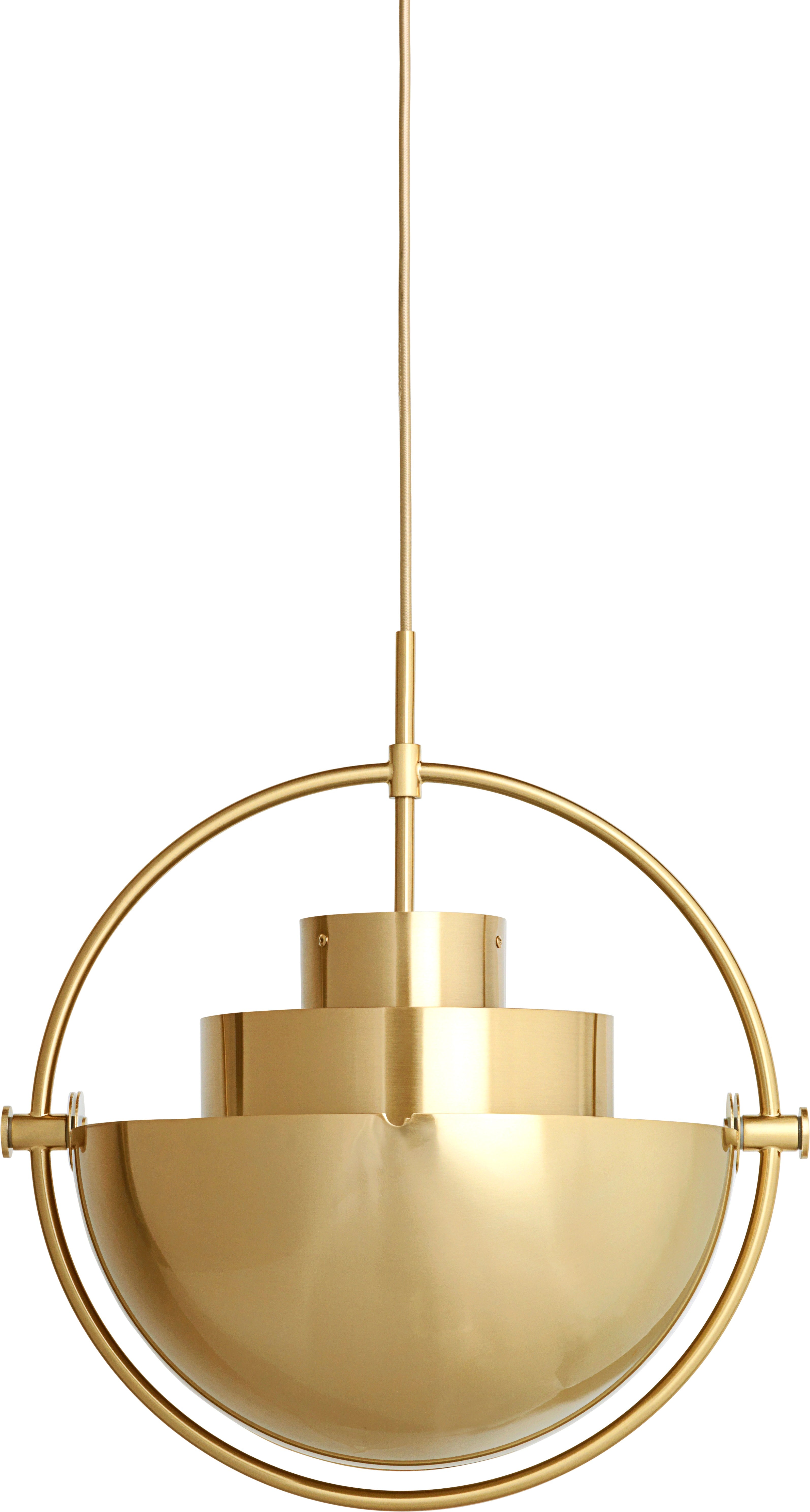 MULTI-LITE brass pendant lamp