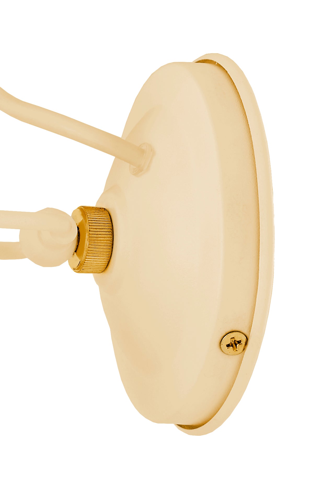 Verstellbare Wandleuchte NAUTILIUS creme