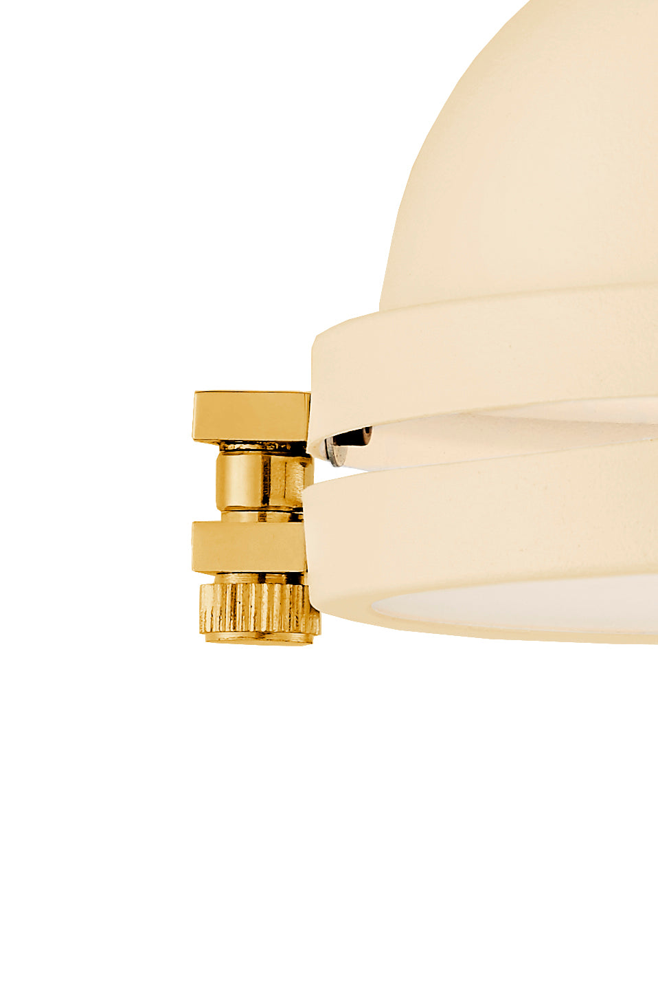 Verstellbare Wandleuchte NAUTILIUS creme