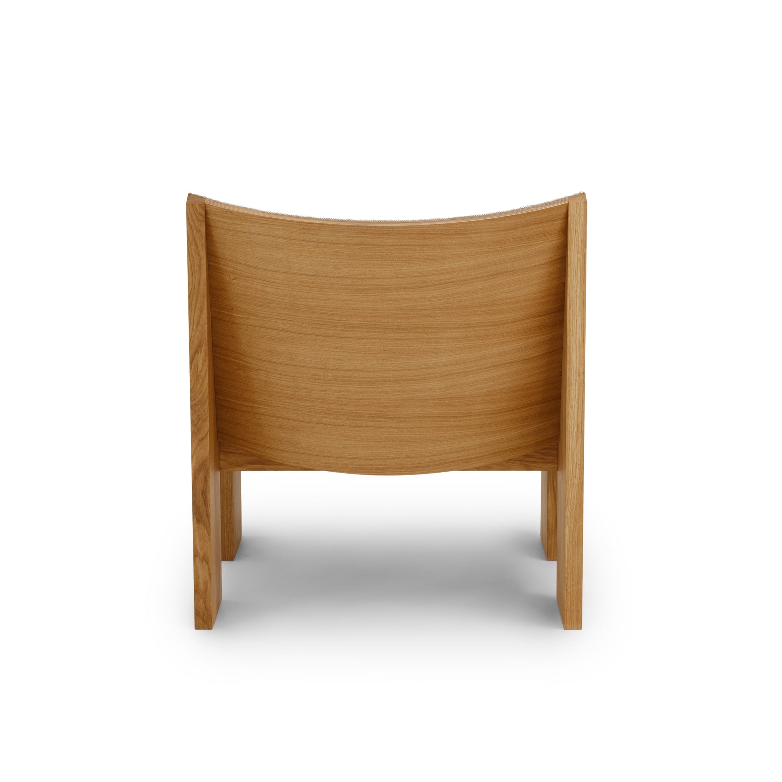 Tenon Romo Ruskin Quill Beige Sessel mit einer Eichenbasis