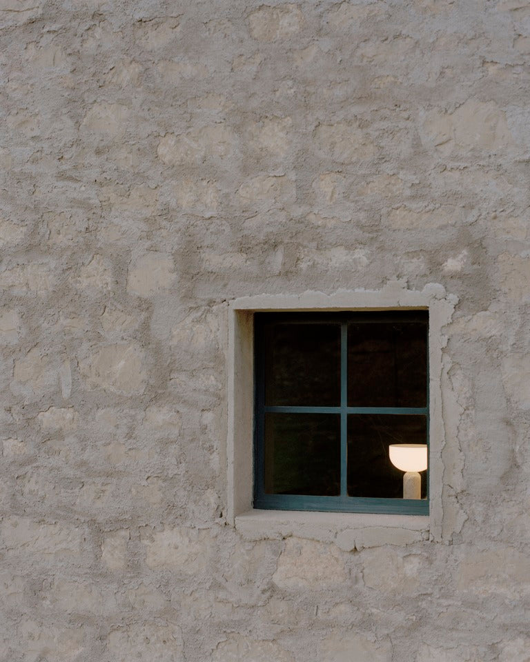 Lampa przenośna KIZU kremowy marmur