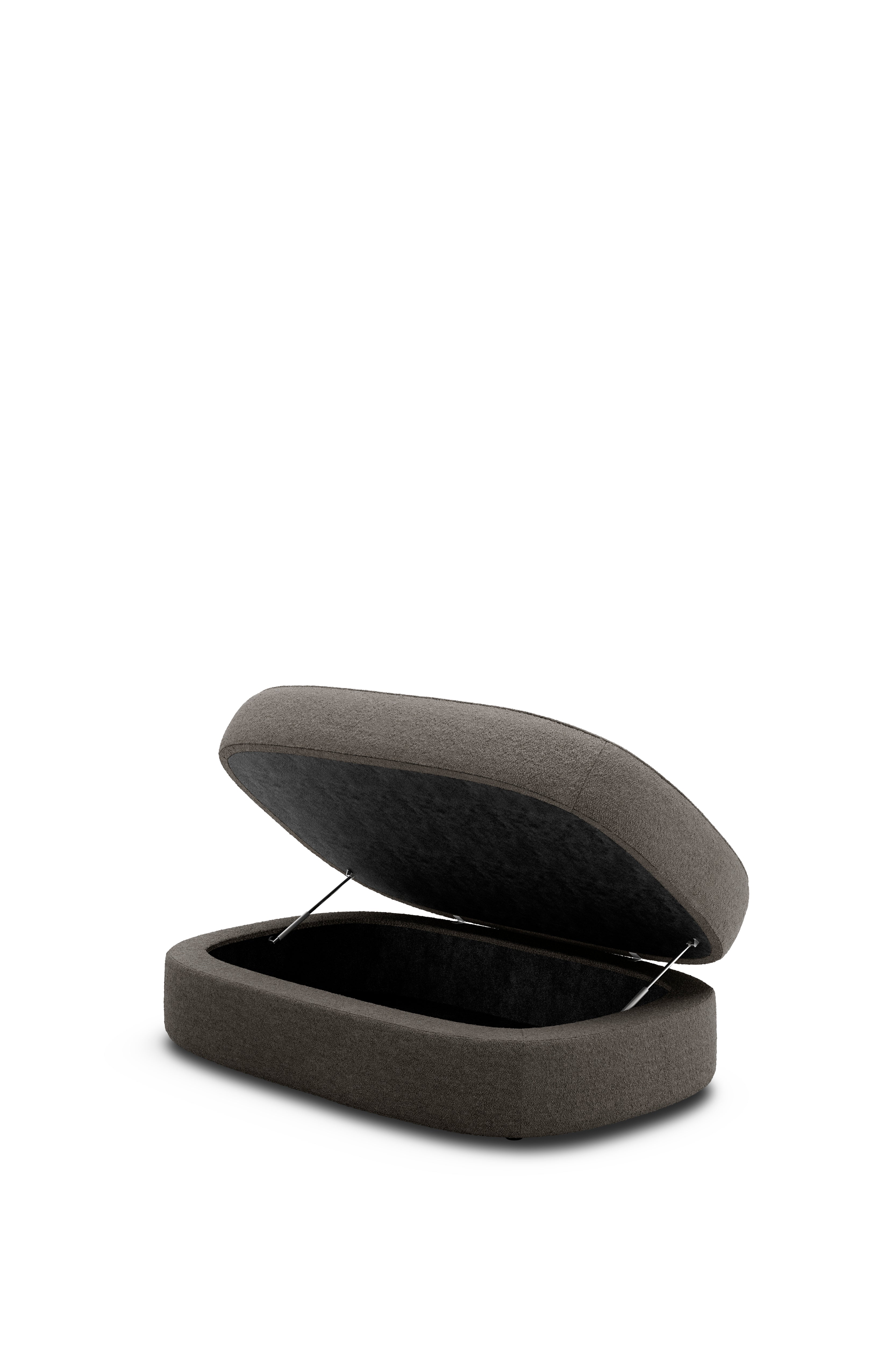 Puf COVENT Nevotex Barnum Dark Taupe 10 ciemnoszary