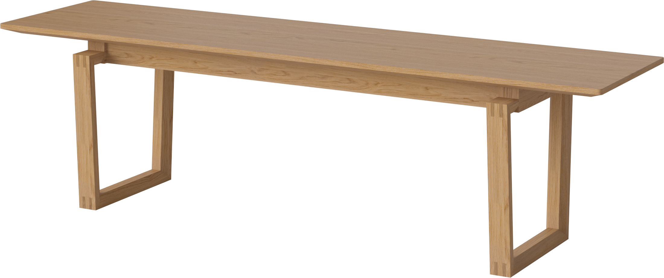 Ławka NORD drewno dębowe