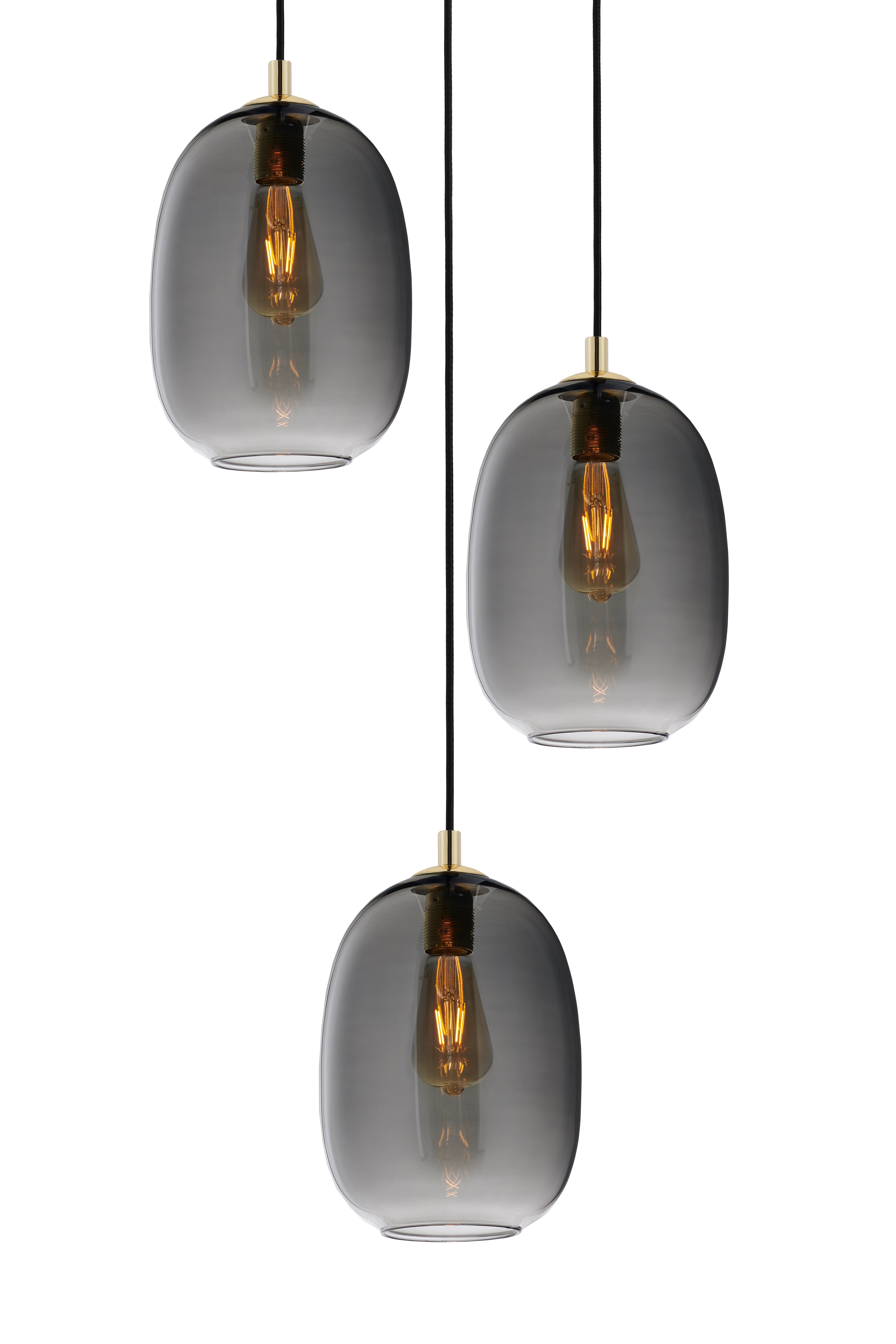 Lampa wisząca ONYX 3 grafitowy
