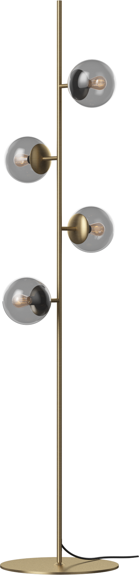 Kugel Stehlampe Antike Messing