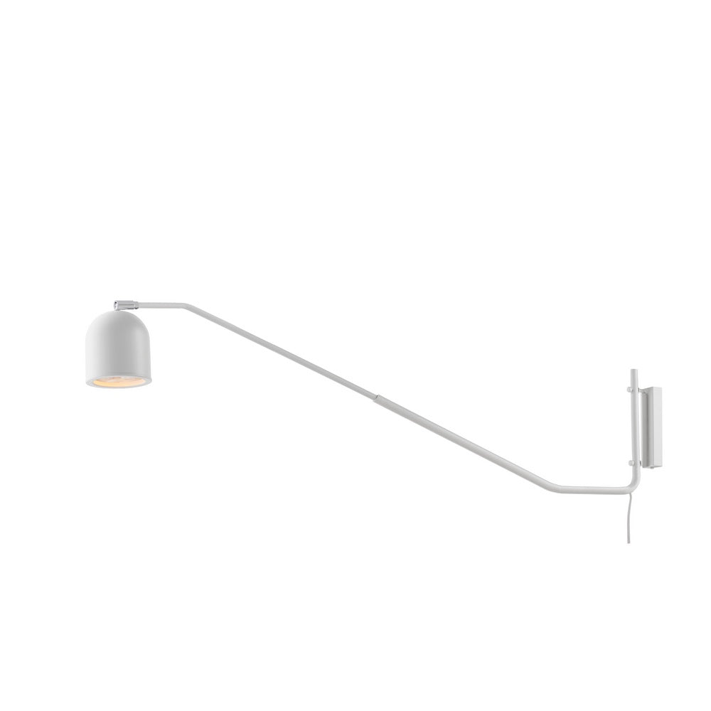 Wandleuchte mit Arm PURO weiß