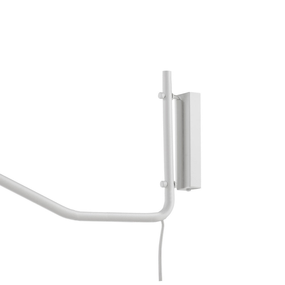 Wandleuchte mit Arm PURO weiß