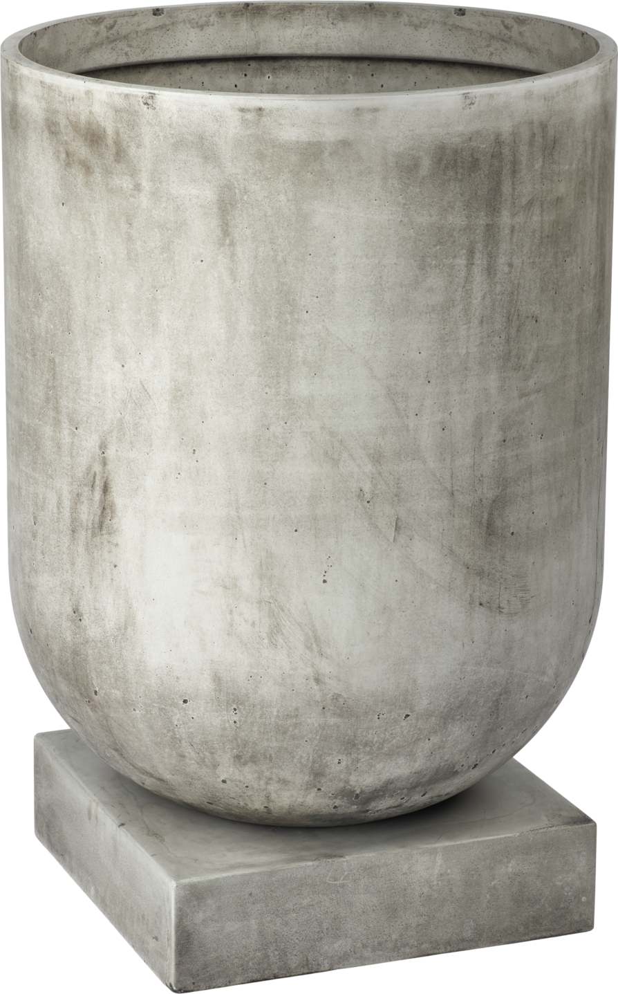 Donica PODIUM szaro-biały beton