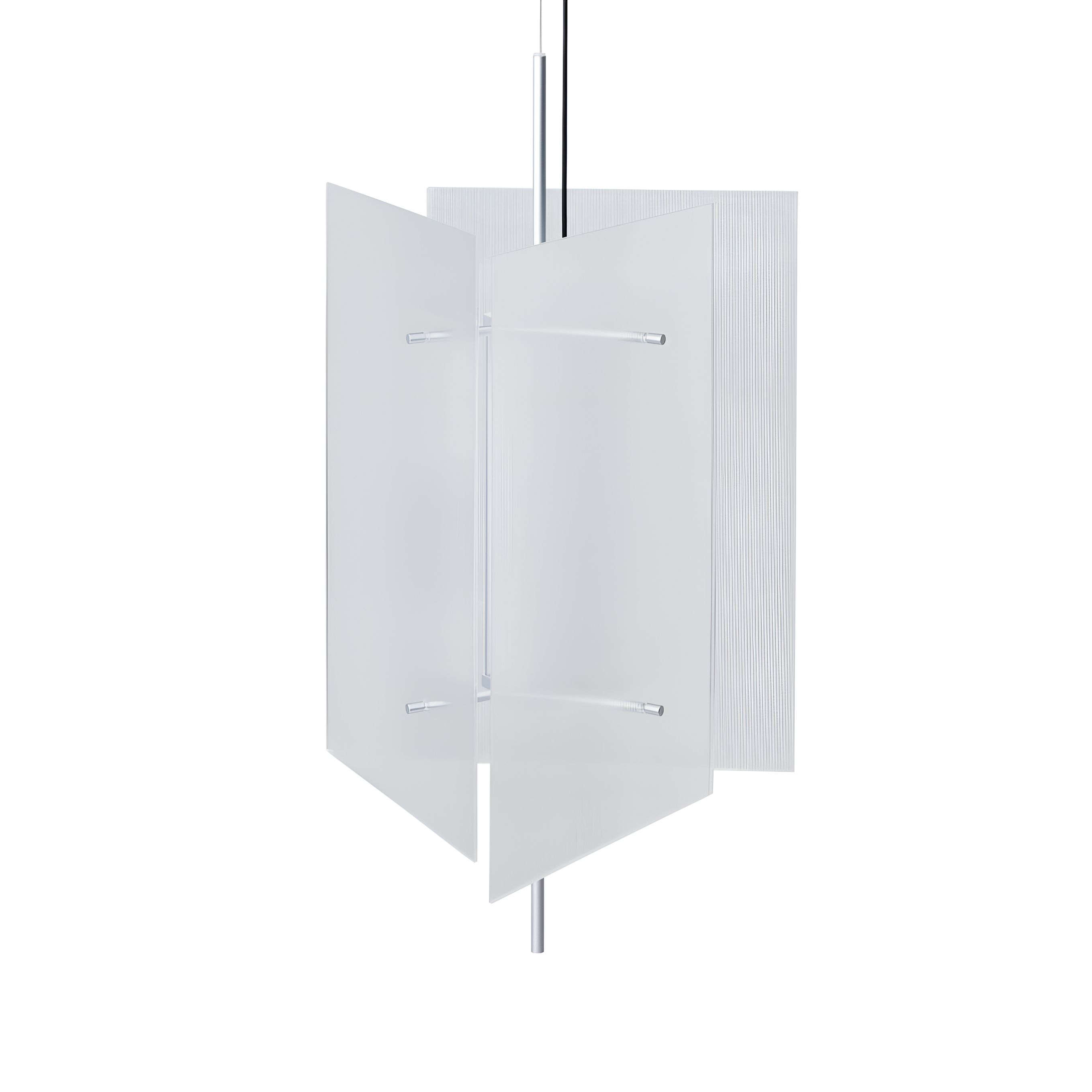 Lampa wisząca OESTE szkło ryflowane
