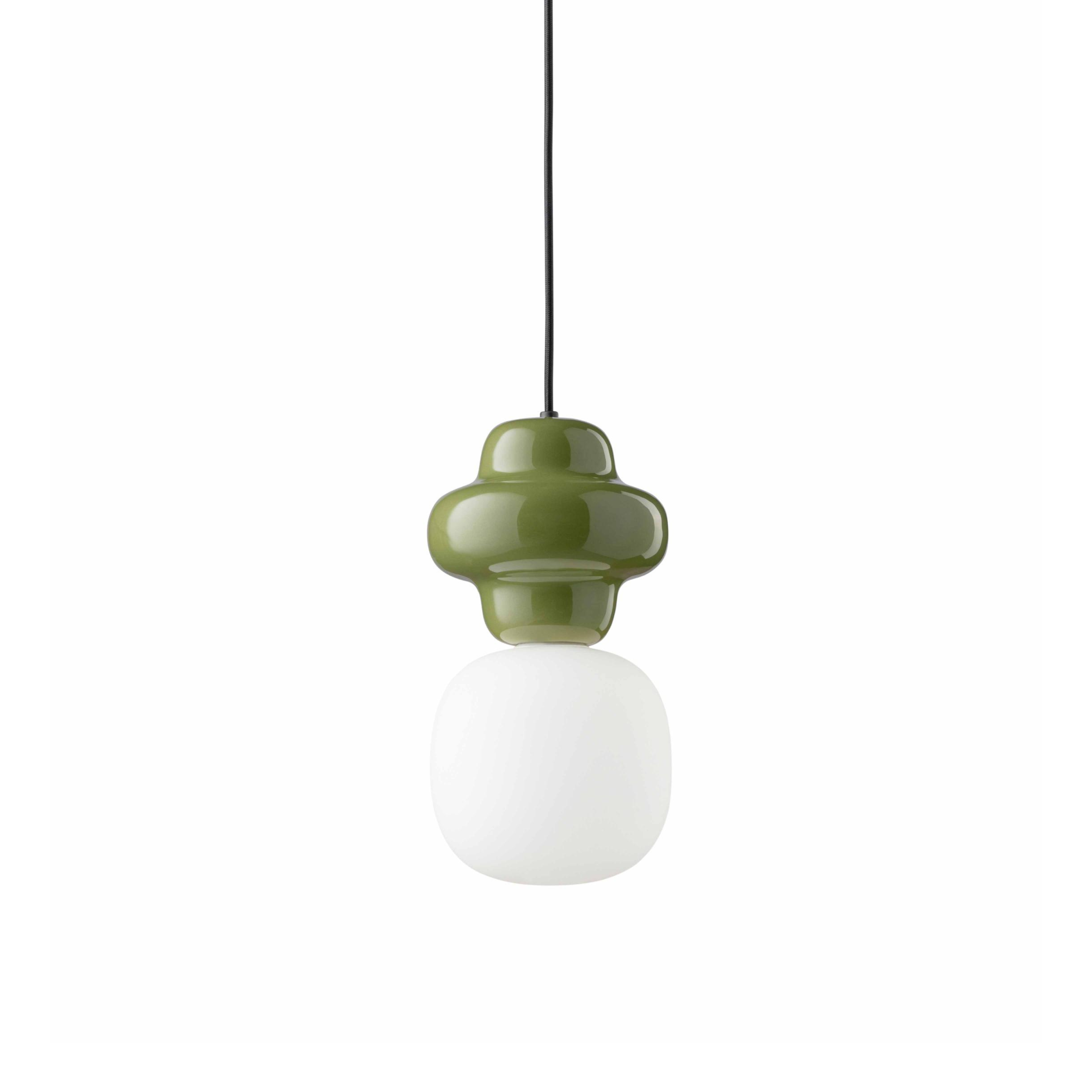 COPACABANA ceramic pendant lamp in sage