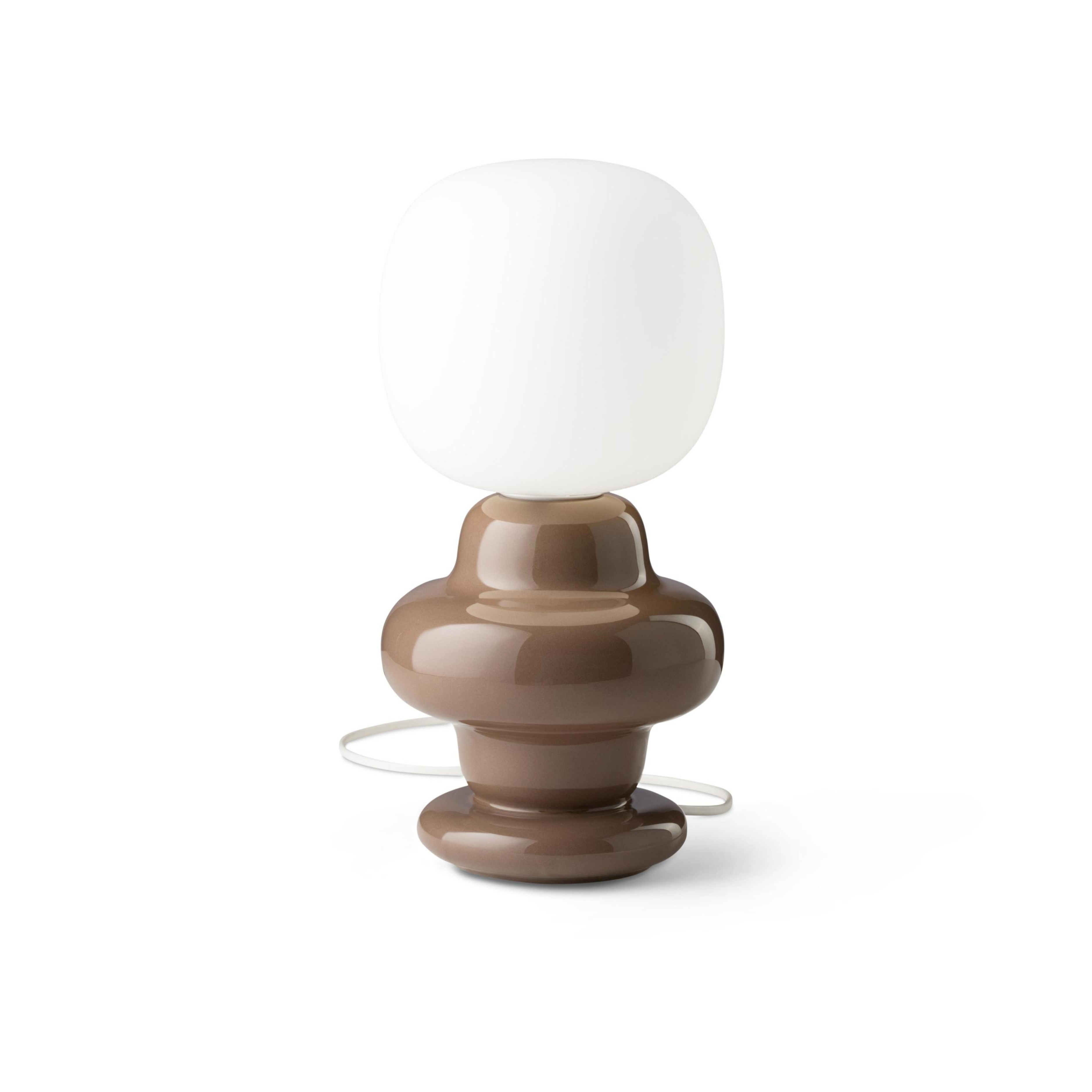 Lampa stołowa ceramiczna COPACABANA mokka