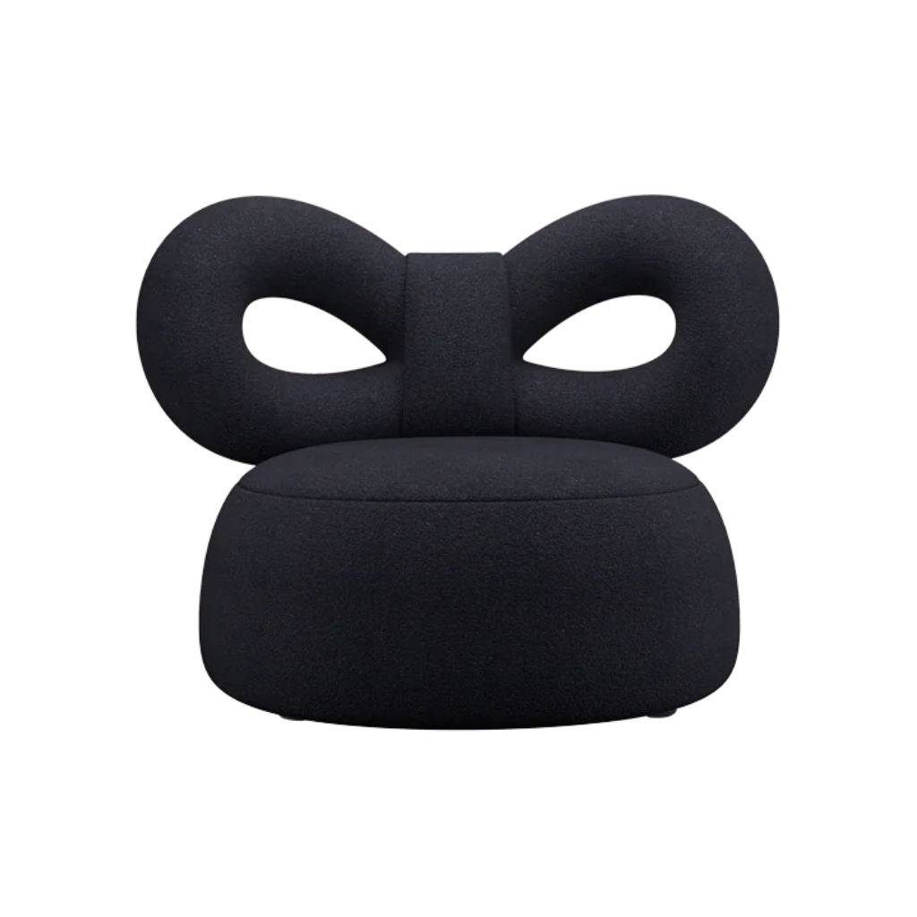 RIBBON armchair black