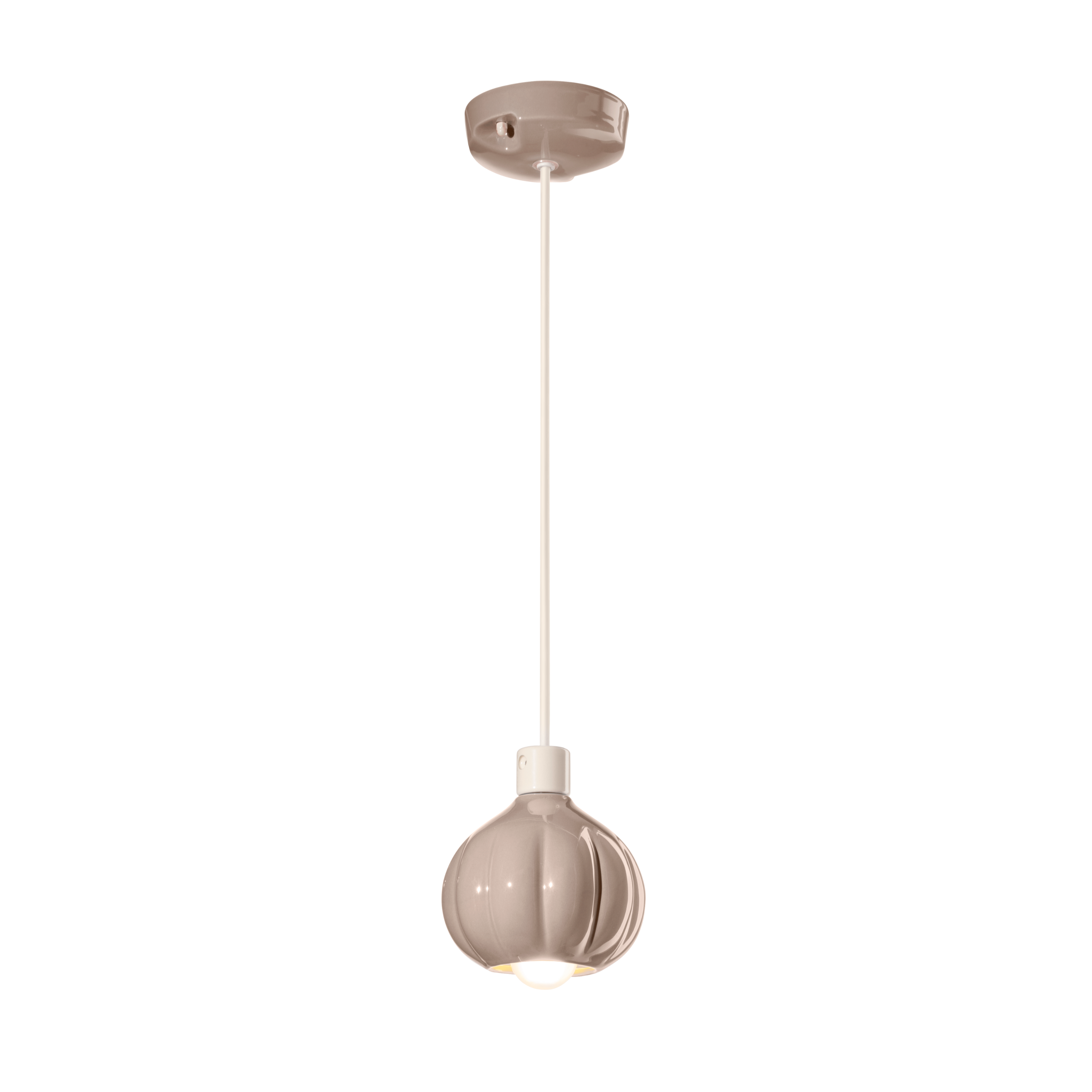 Lampa wisząca ceramiczna AFOXÉ beżowy