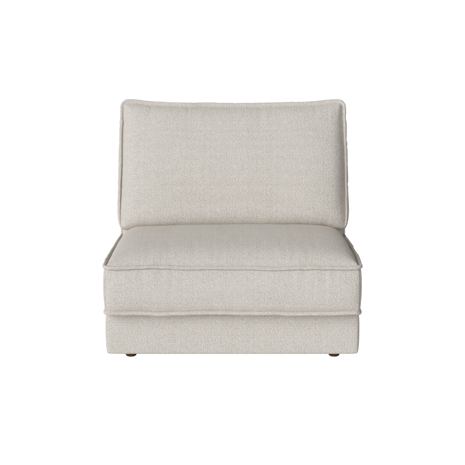 Sofa modułowa NOORA - moduł środkowy z ciemną podstawą