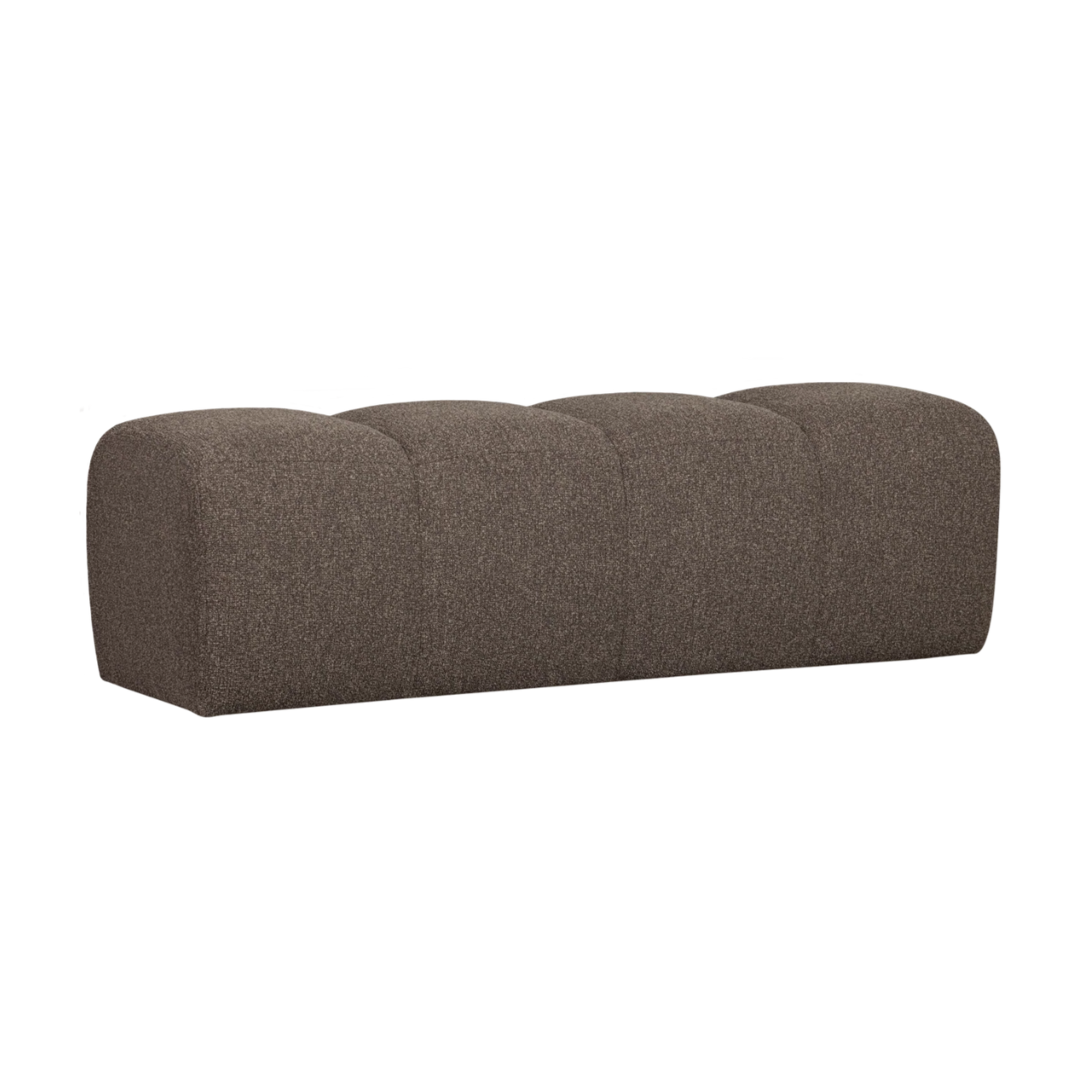 Bank MOJO dunkelbraunes Bouclé