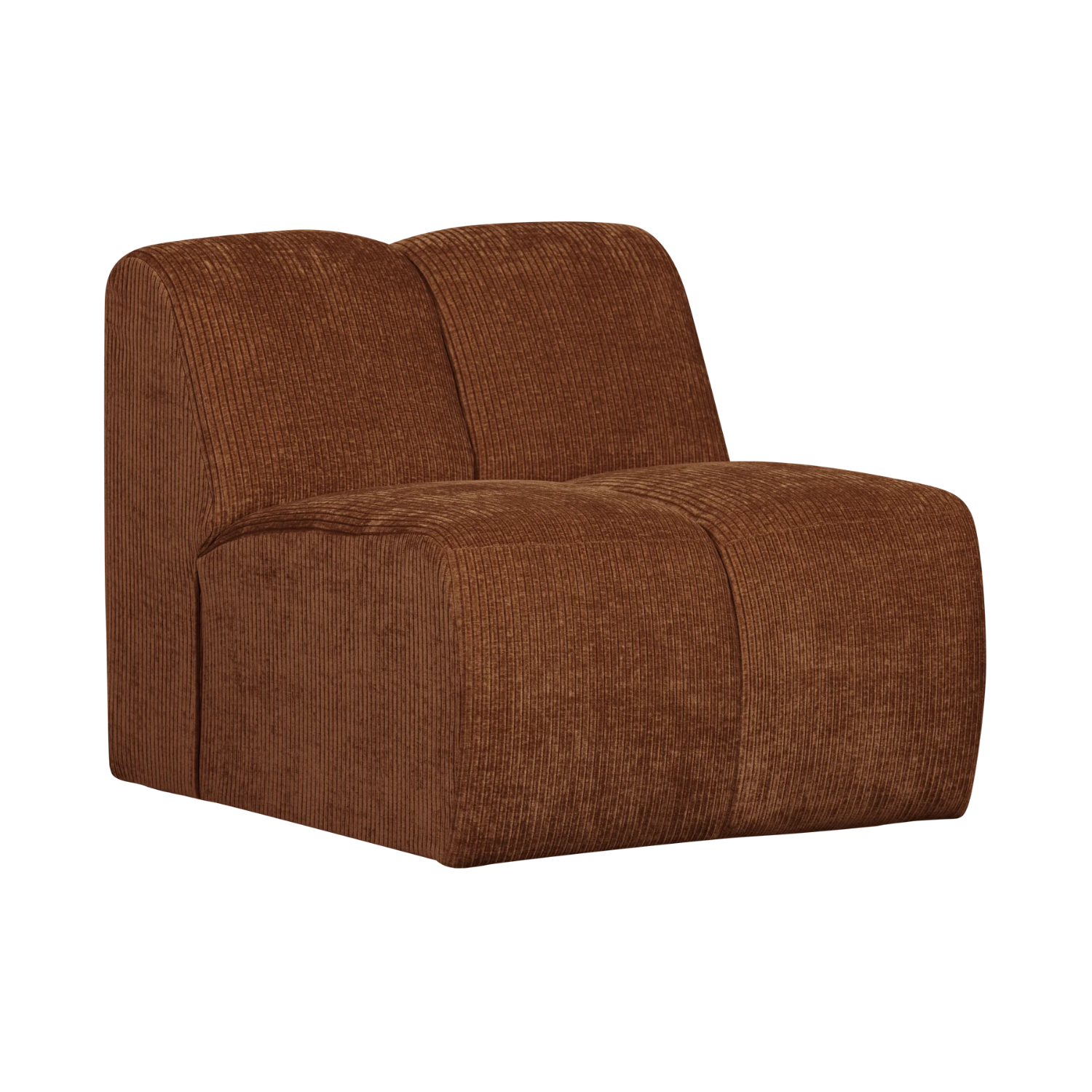 MOJO modular sofa - 1-seater brown corduroy