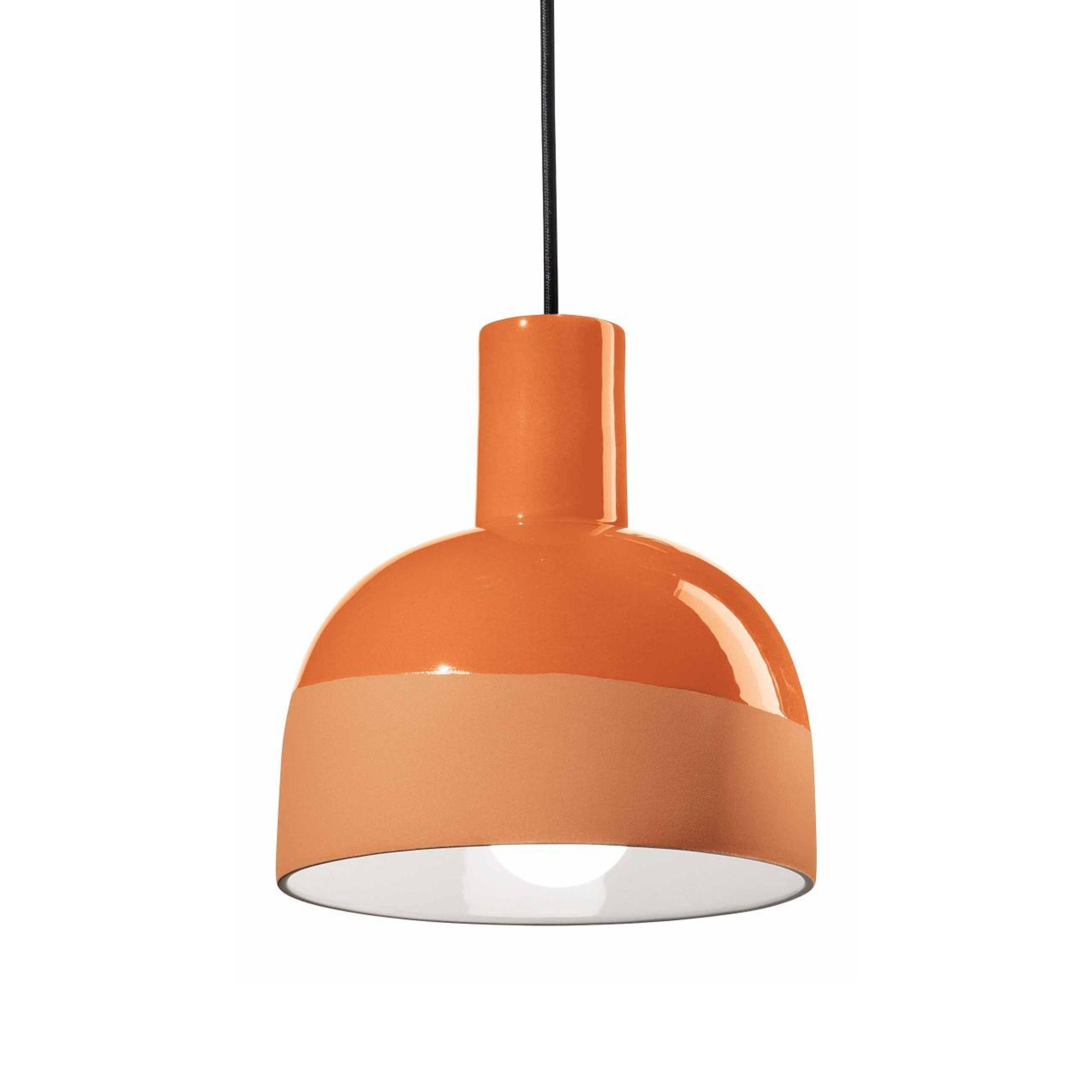 CAXIXI orange ceramic pendant lamp