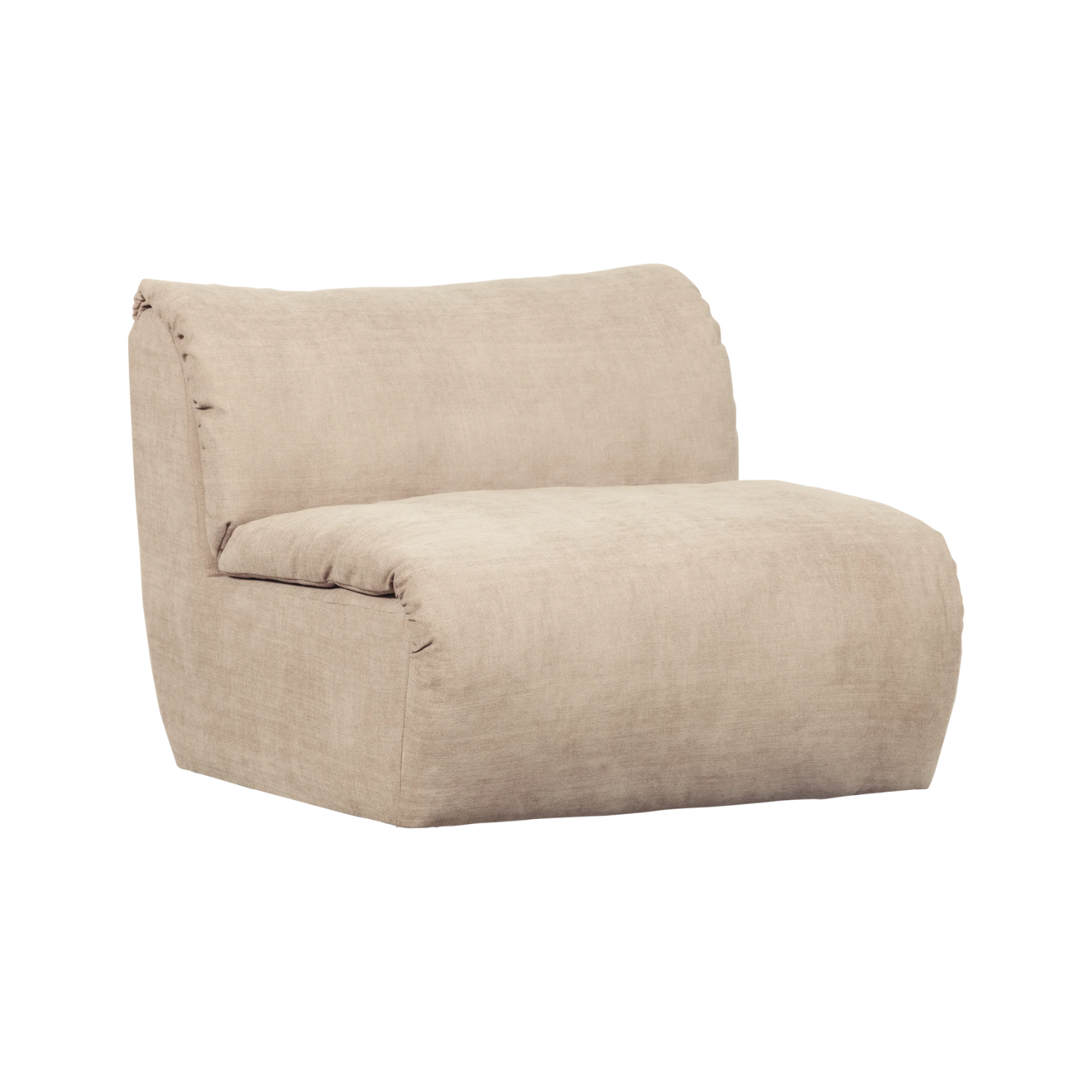 Modulsofa BAGGY - sandfarbener Element