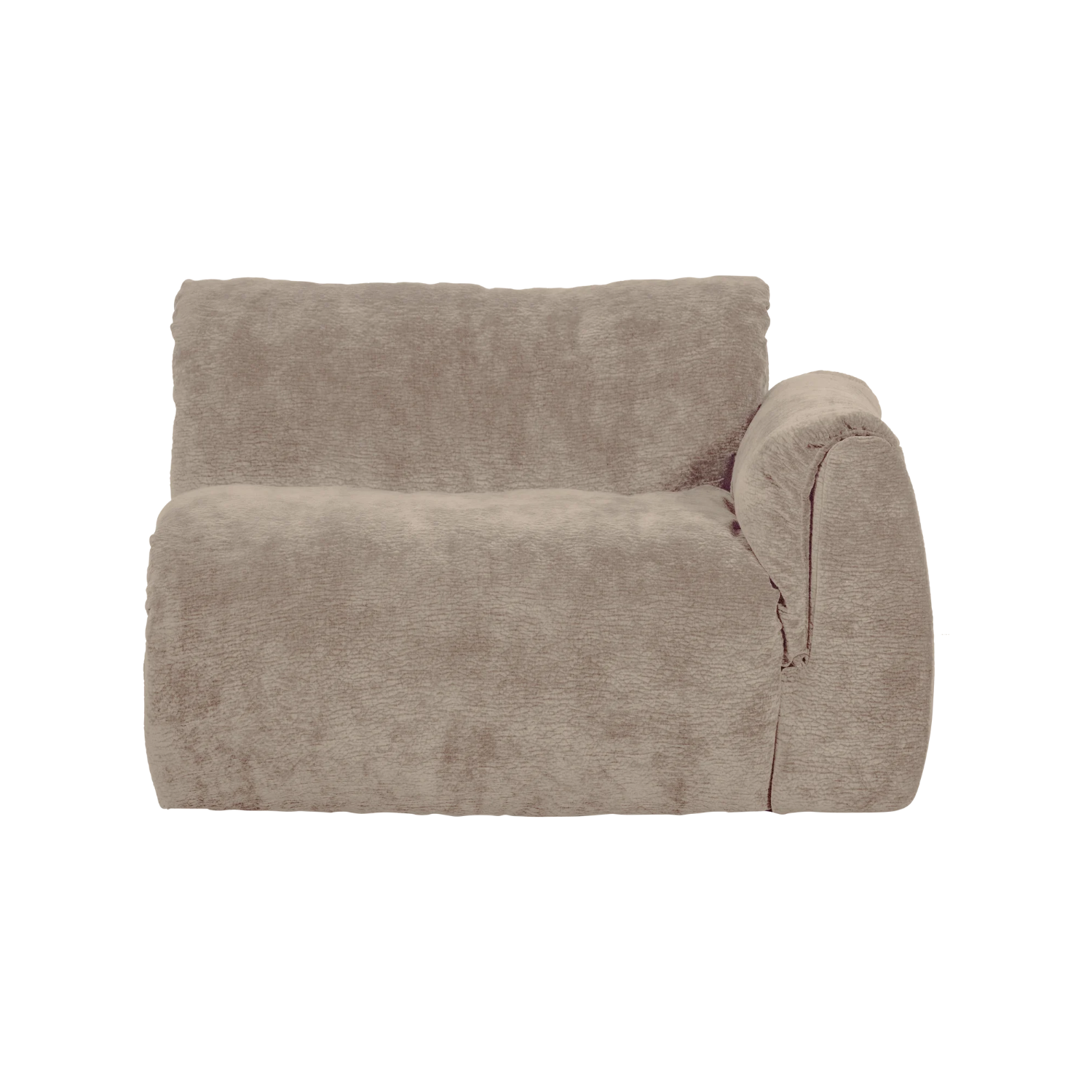 Modulares Sofa BAGGY 3D - rechte Element sandfarben
