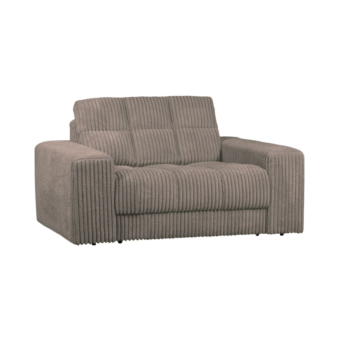 Sofa loveseat SECOND DATE brązowy sztruks