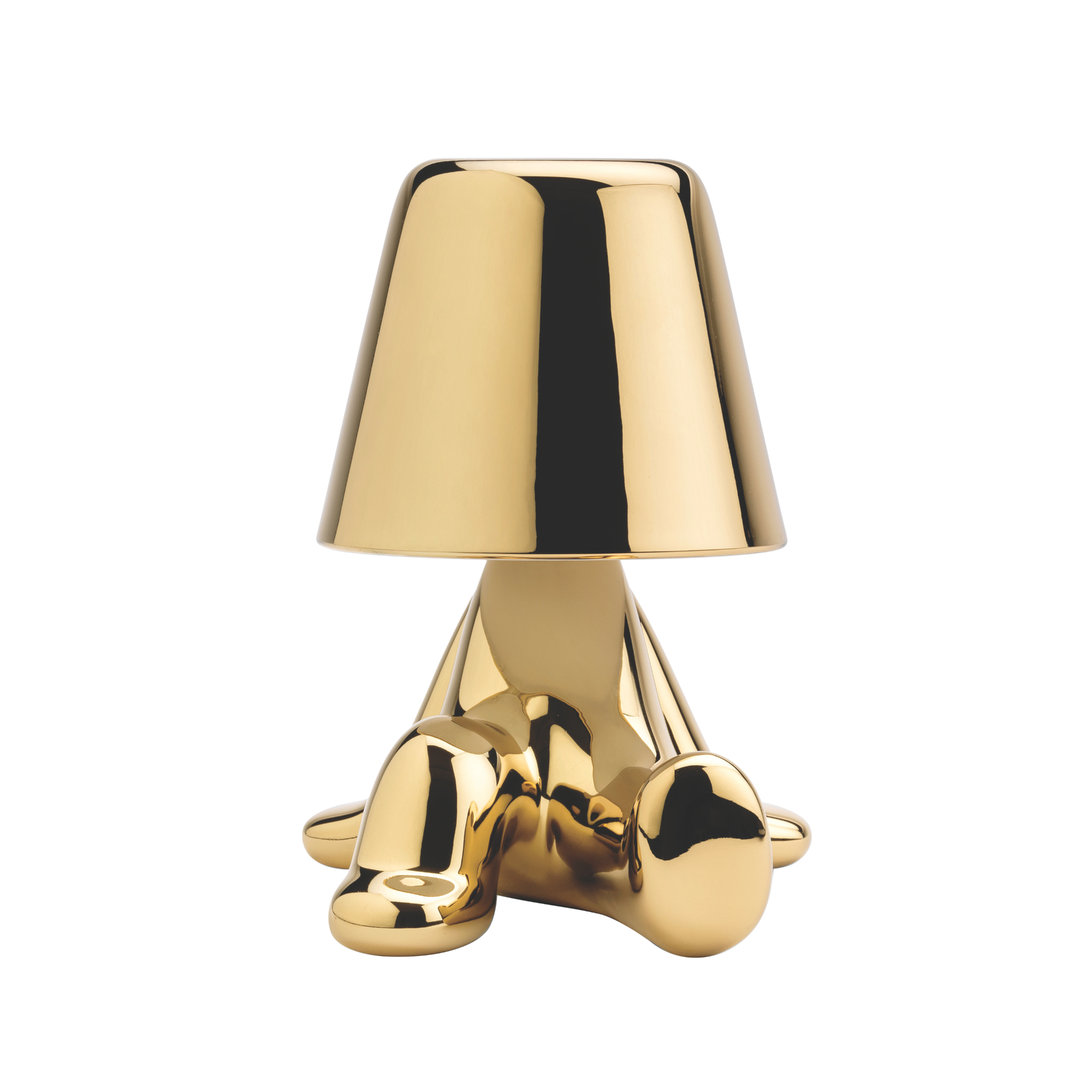 Lampka GOLDEN BROTHERS - BOB złoty