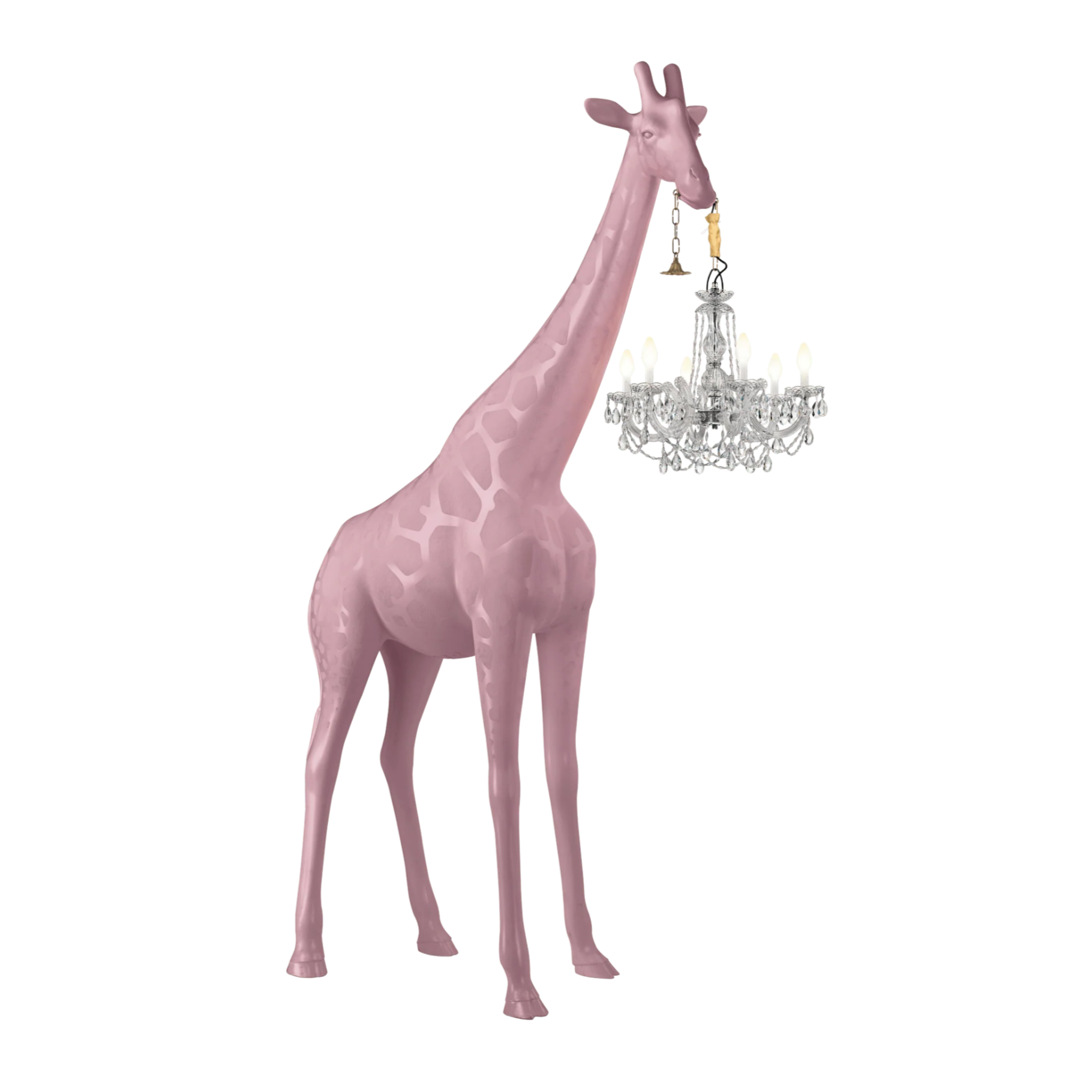 Lampa zewnętrzna GIRAFFE IN LOVE M różowy